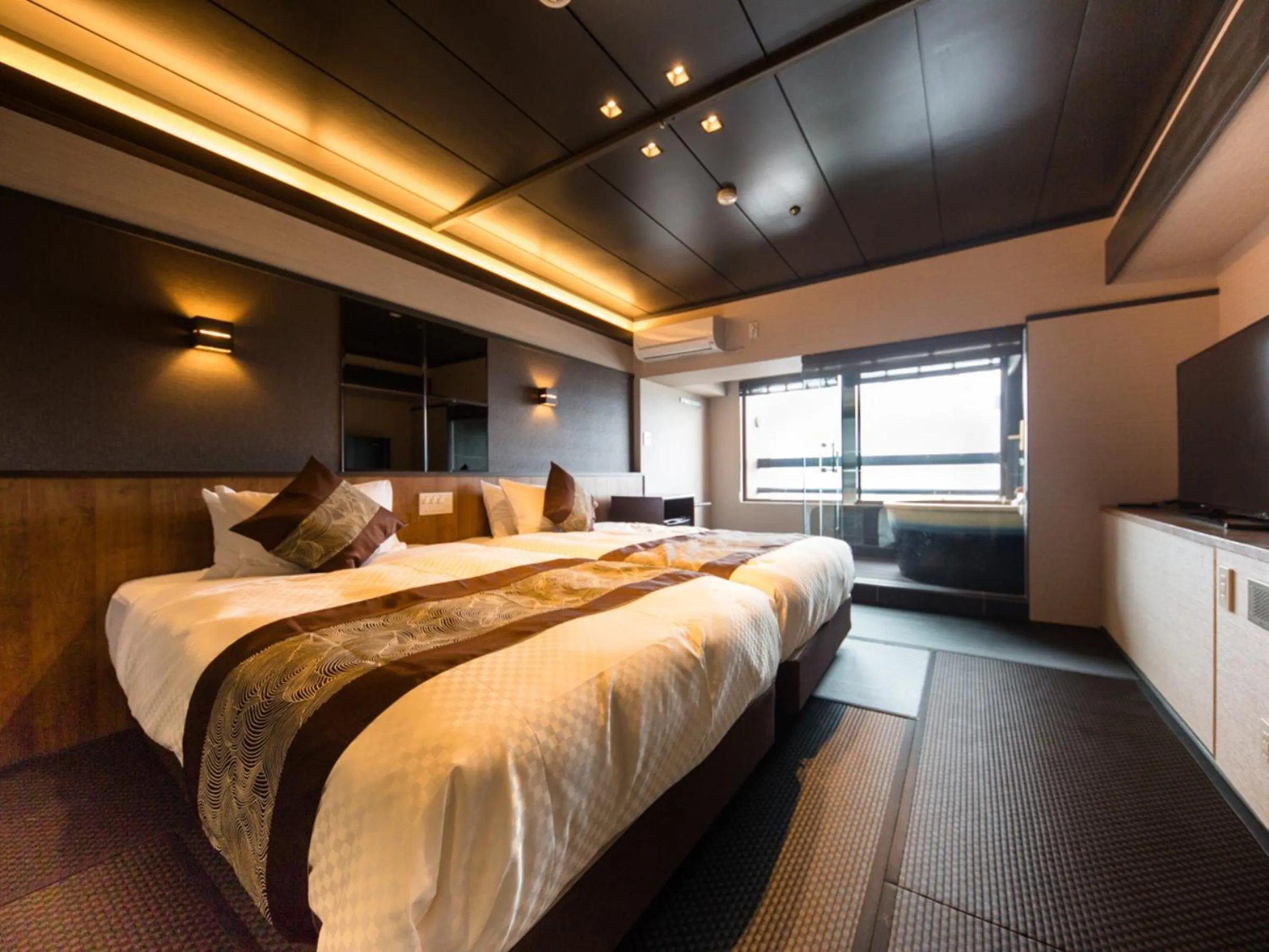 Deluxe Twin Room with Sea View - Smoking in LiVEMAX RESORT Aki Miyajima