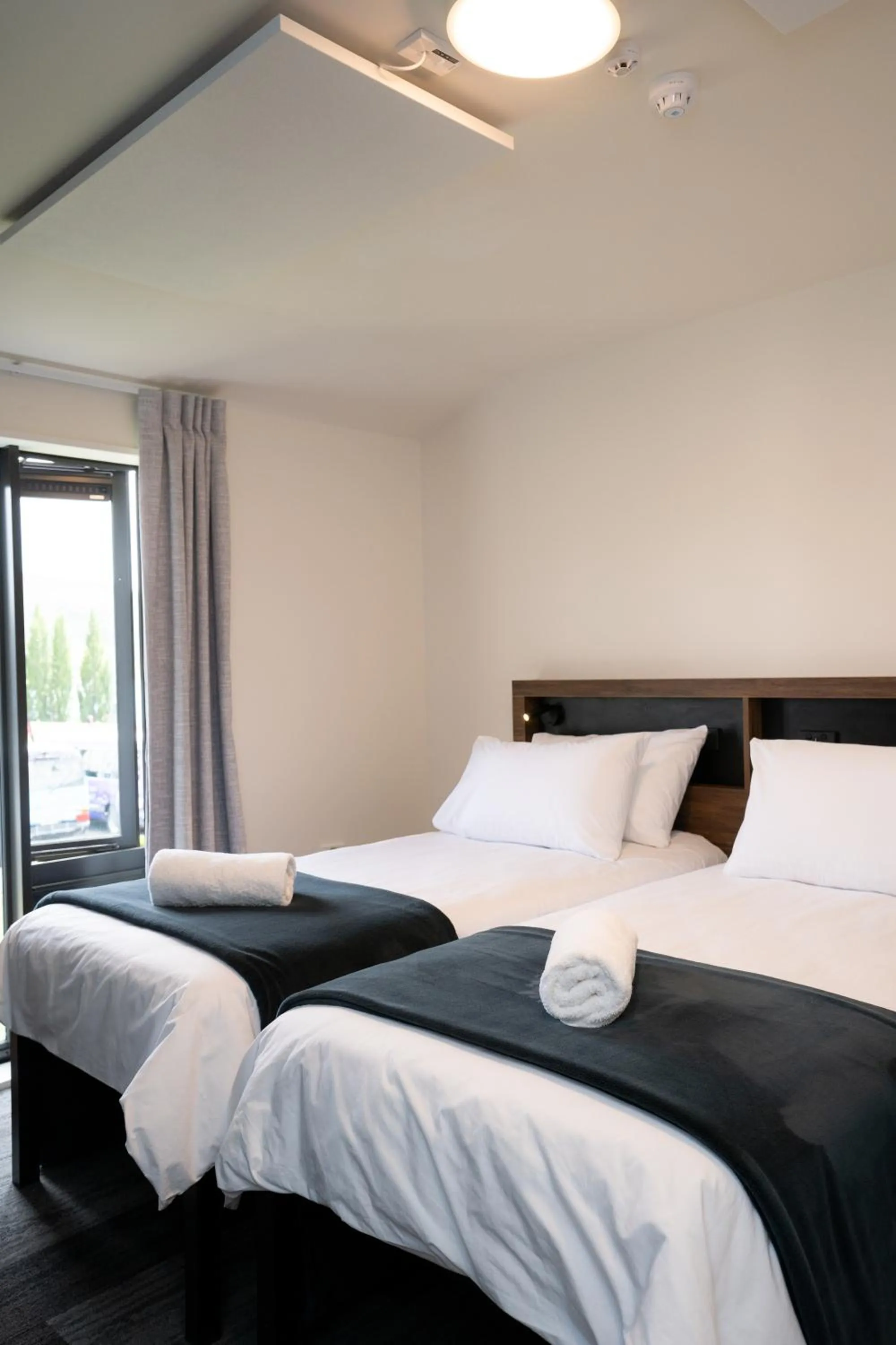 Twin Room with Lake View in Haka House Hostel Tekapo