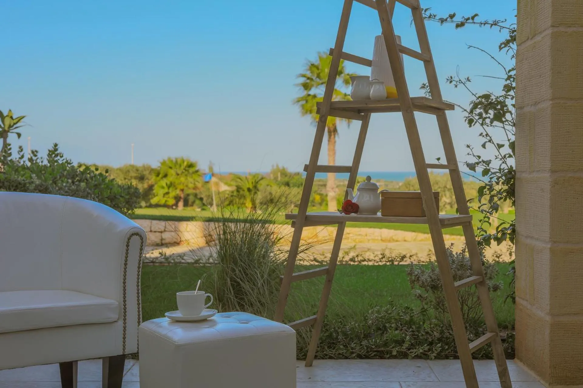 Superior Double or Twin Room with Sea View in Relais Masseria Caselli