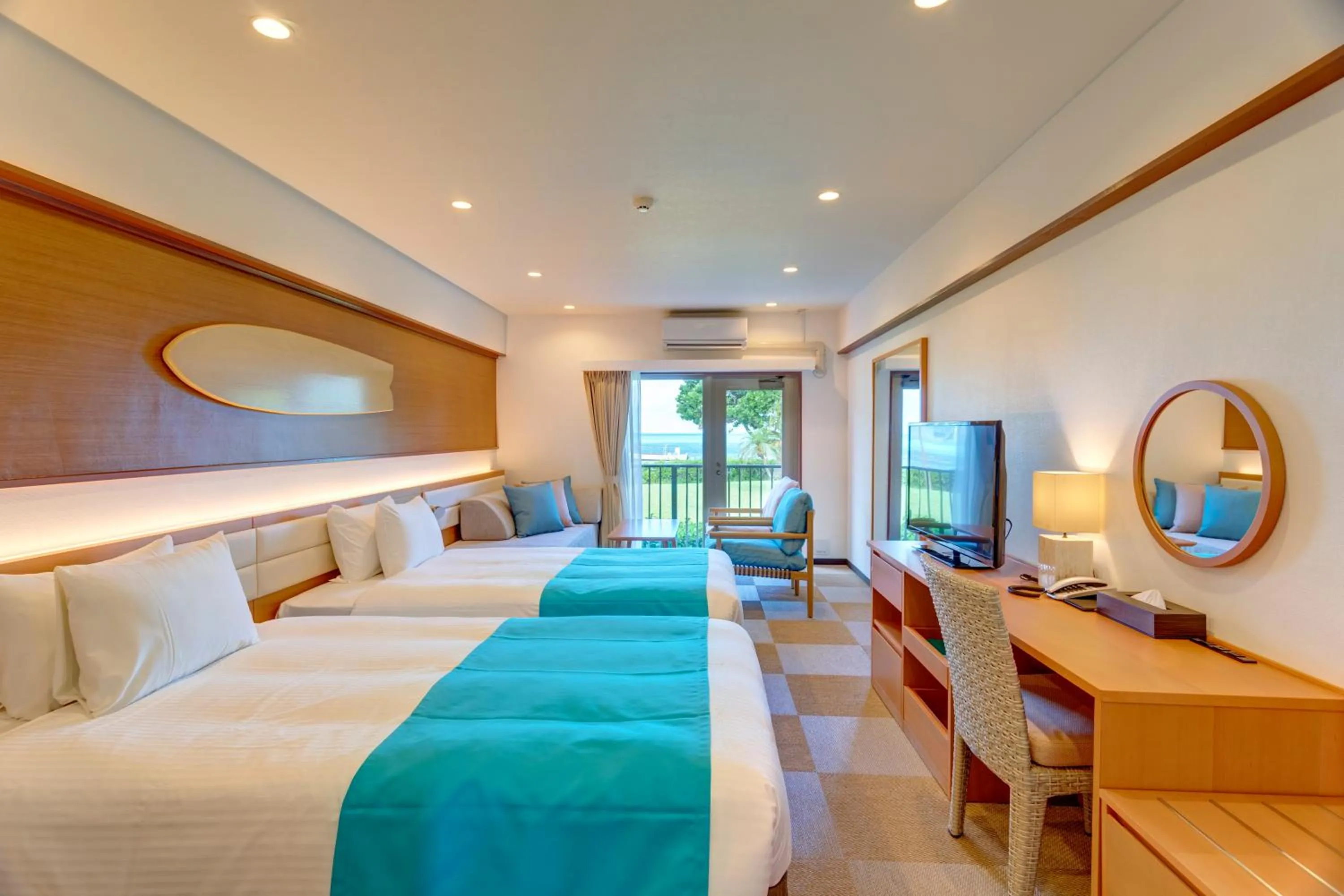 Standard Twin Room with Sea View in Ishigaki Seaside Hotel