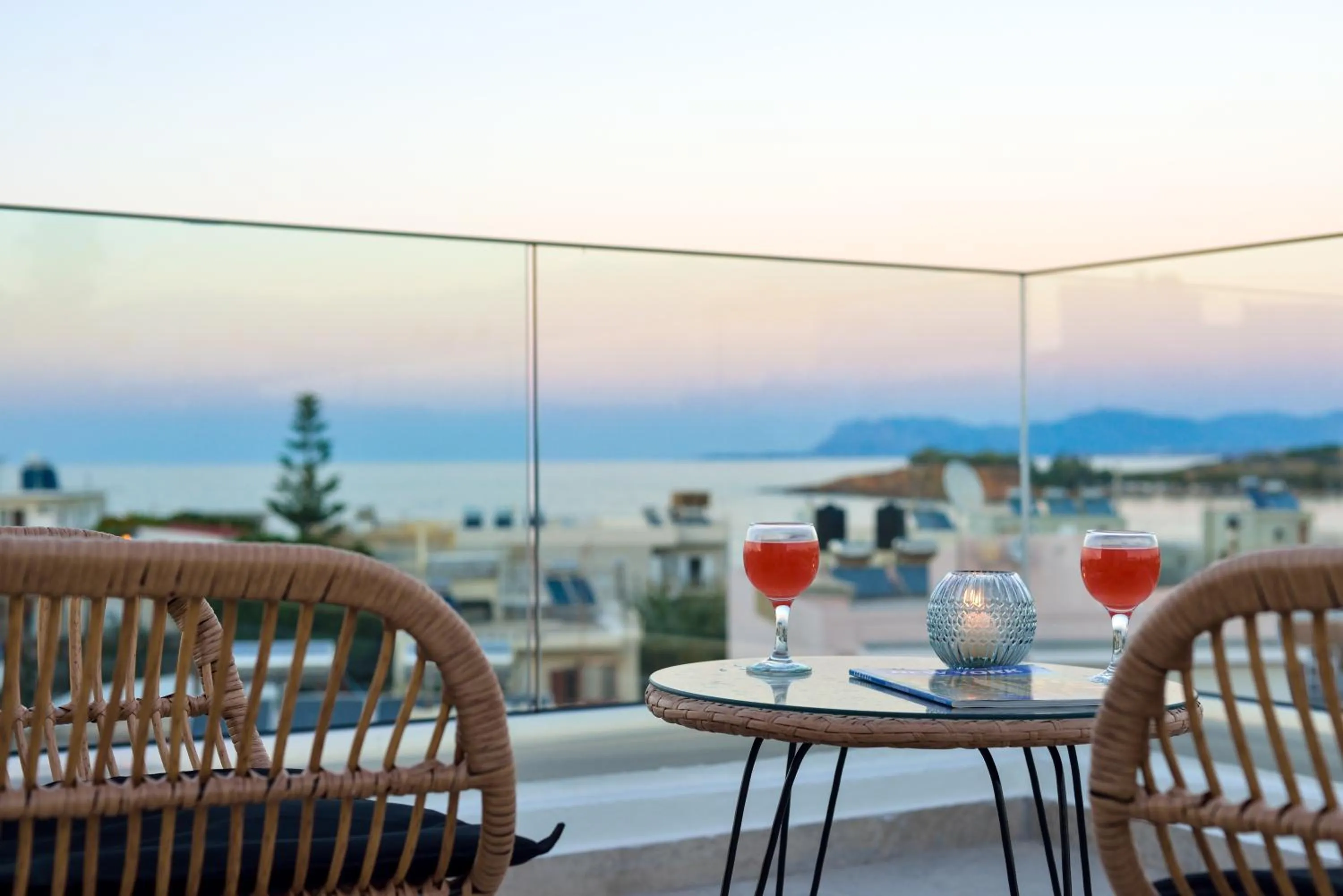 One-Bedroom Suite with terrace and sea view in Elia Kalamaki Hotel