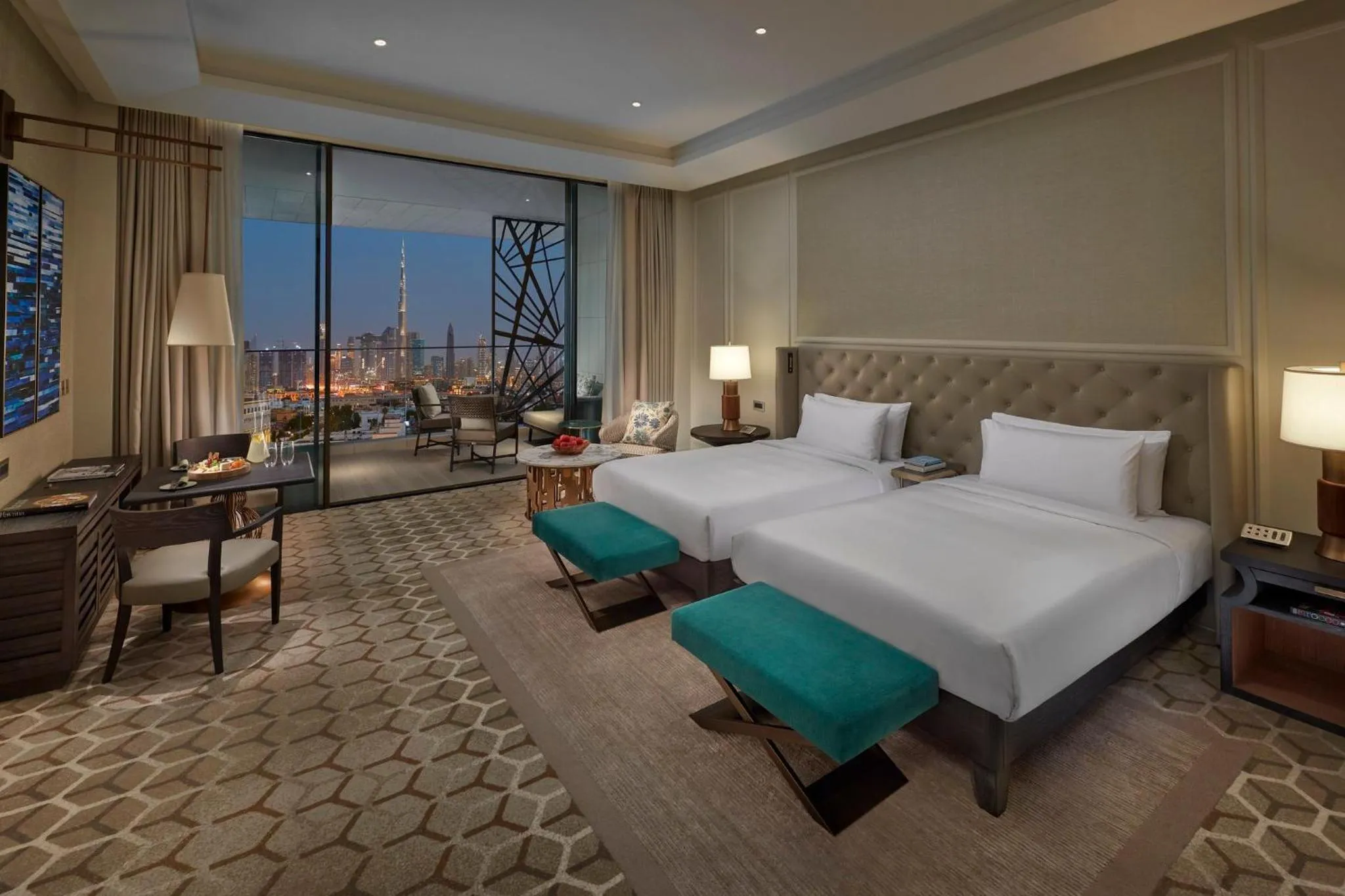 Deluxe Skyline View Double Room in Mandarin Oriental Jumeira, Dubai