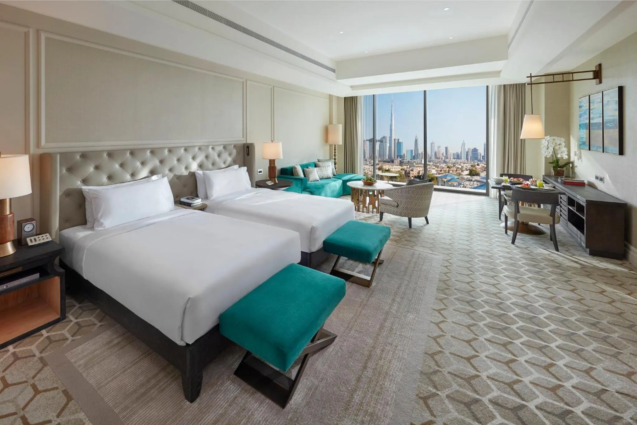 Club Superior Double Room with Club Lounge Access-  including Daily Breakfast & Afternoon Tea, Evening Drinks & Canapes in Mandarin Oriental Jumeira, Dubai