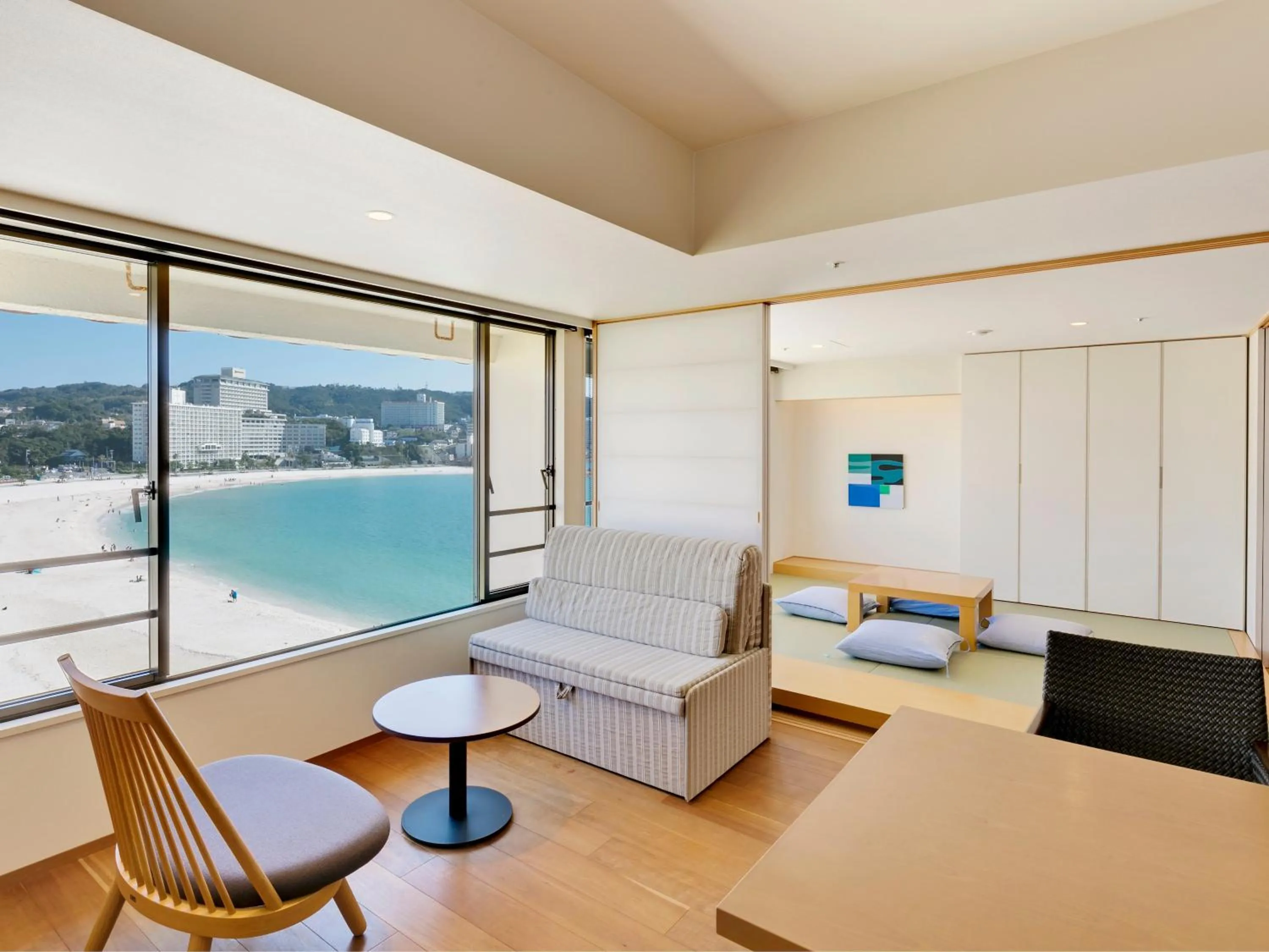 Royal Floor Japanese Western Room with Ocean View - Non-Smoking in Shiraraso Grand Hotel