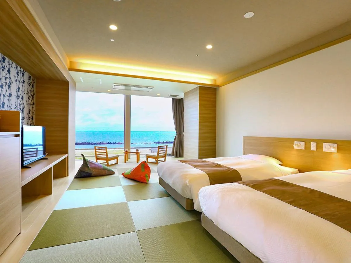 Superior Japanese-Style Beds Room holds 4 people(Sea Side) - single occupancy - Non-Smoking - Shower Only in Ooedo Onsen Monogatari Premium Shiomiso