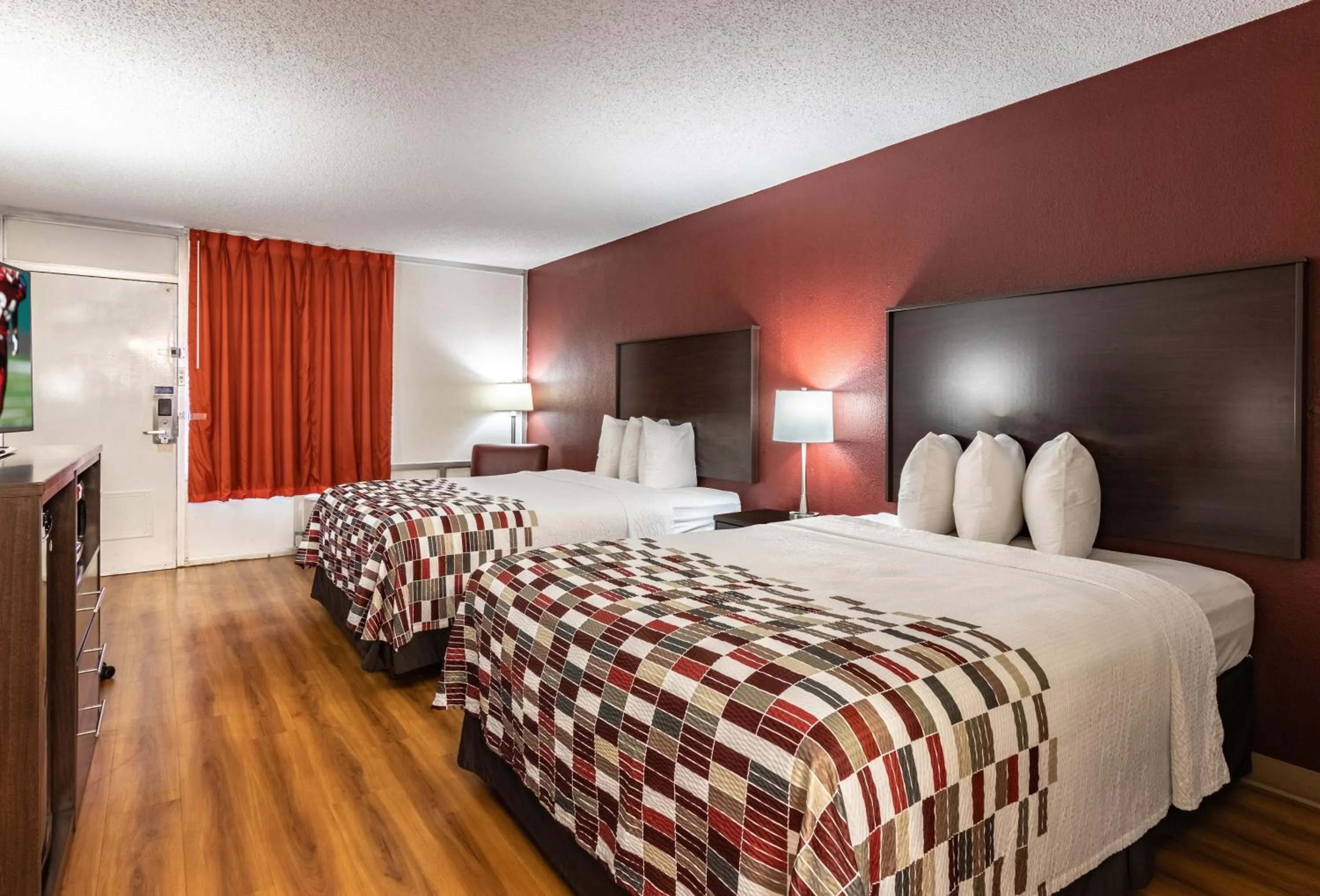 Deluxe Room with Two Queen Beds Disability Access Non-Smoking in Red Roof Inn Forsyth