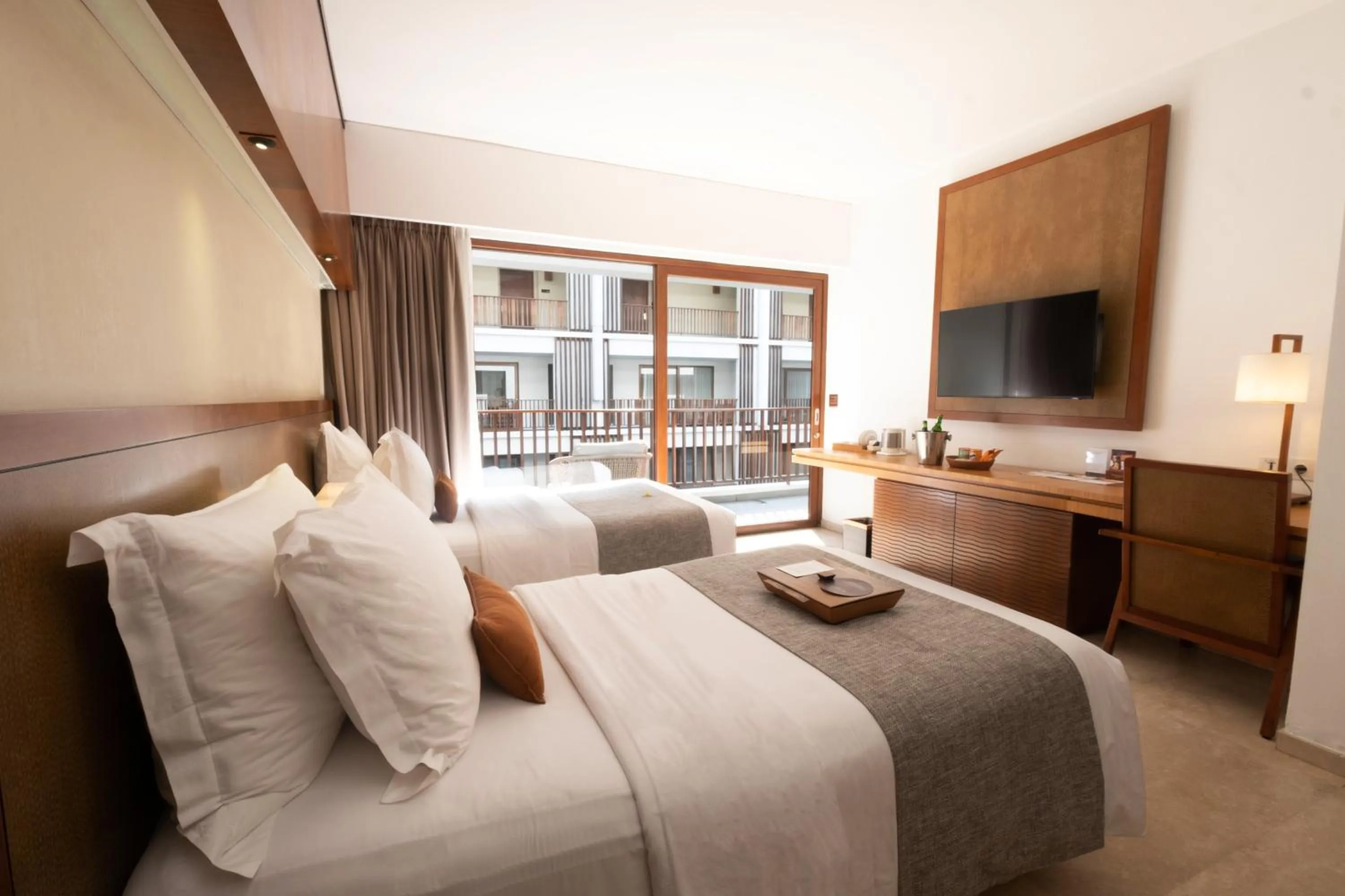 Deluxe Room Pool View Twin Bed in The Magani Hotel and Spa