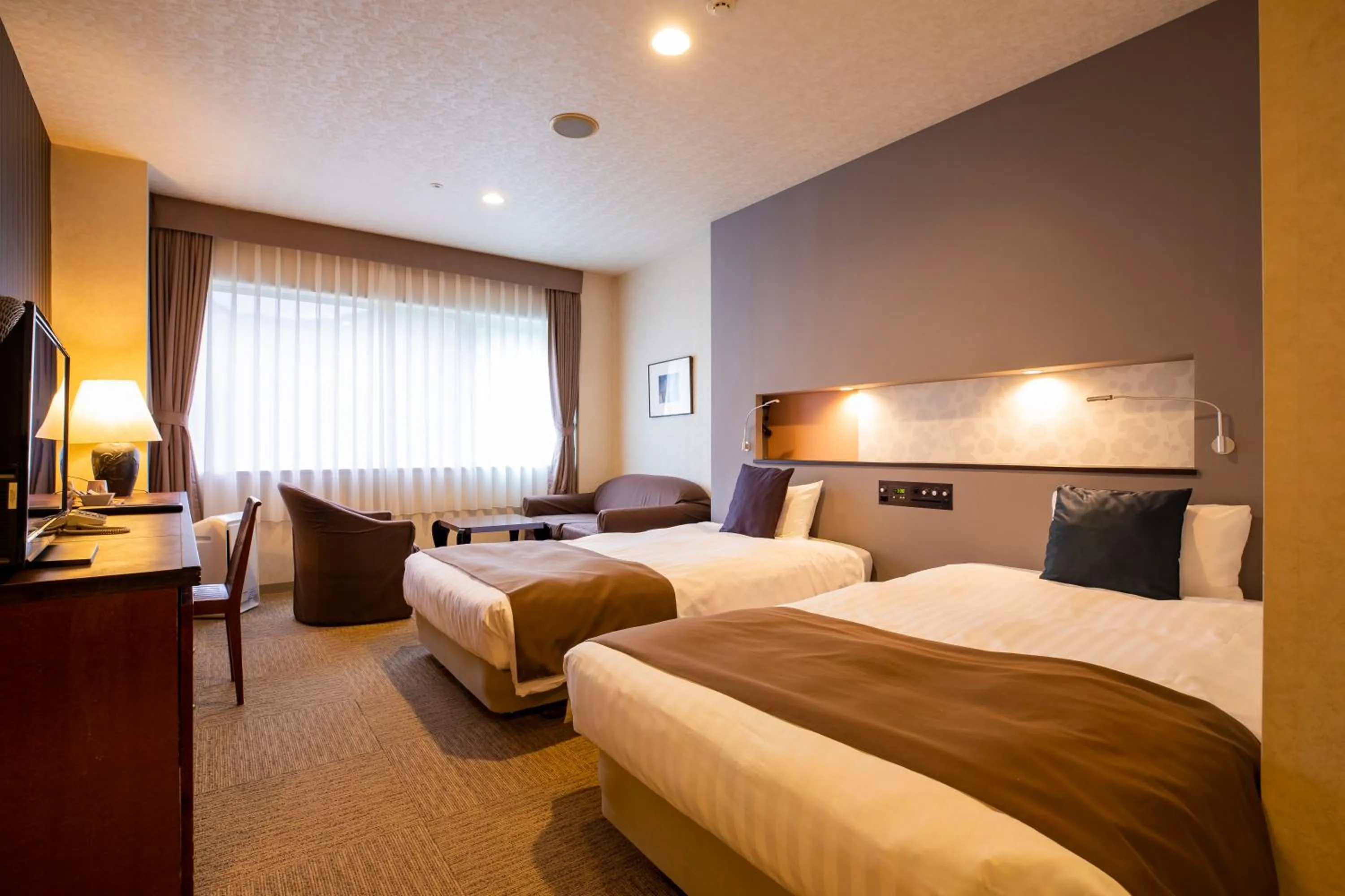 Twin Room - single occupancy - High Floor - Non-Smoking in Otaru Asari Classe Hotel