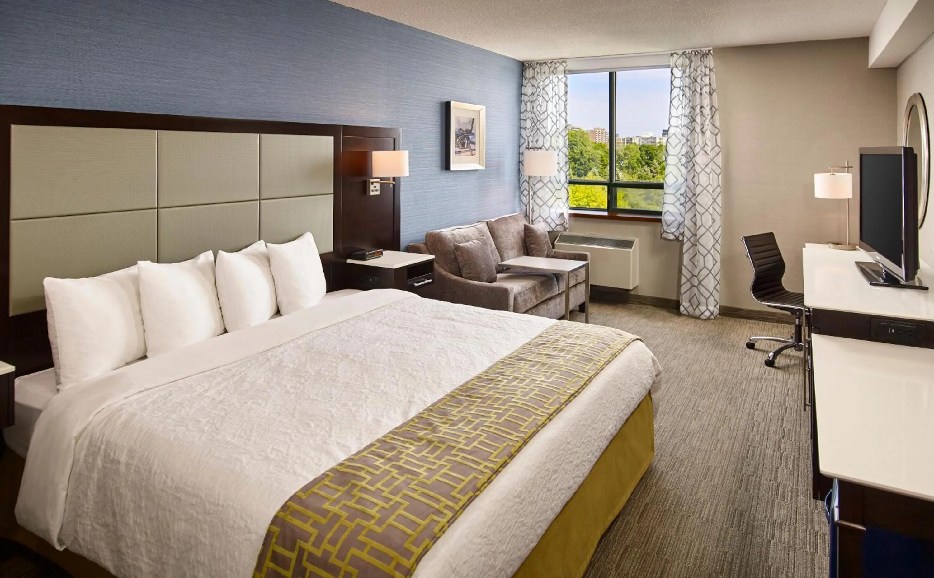 King Room with Park View in Waterfront Hotel Downtown Burlington