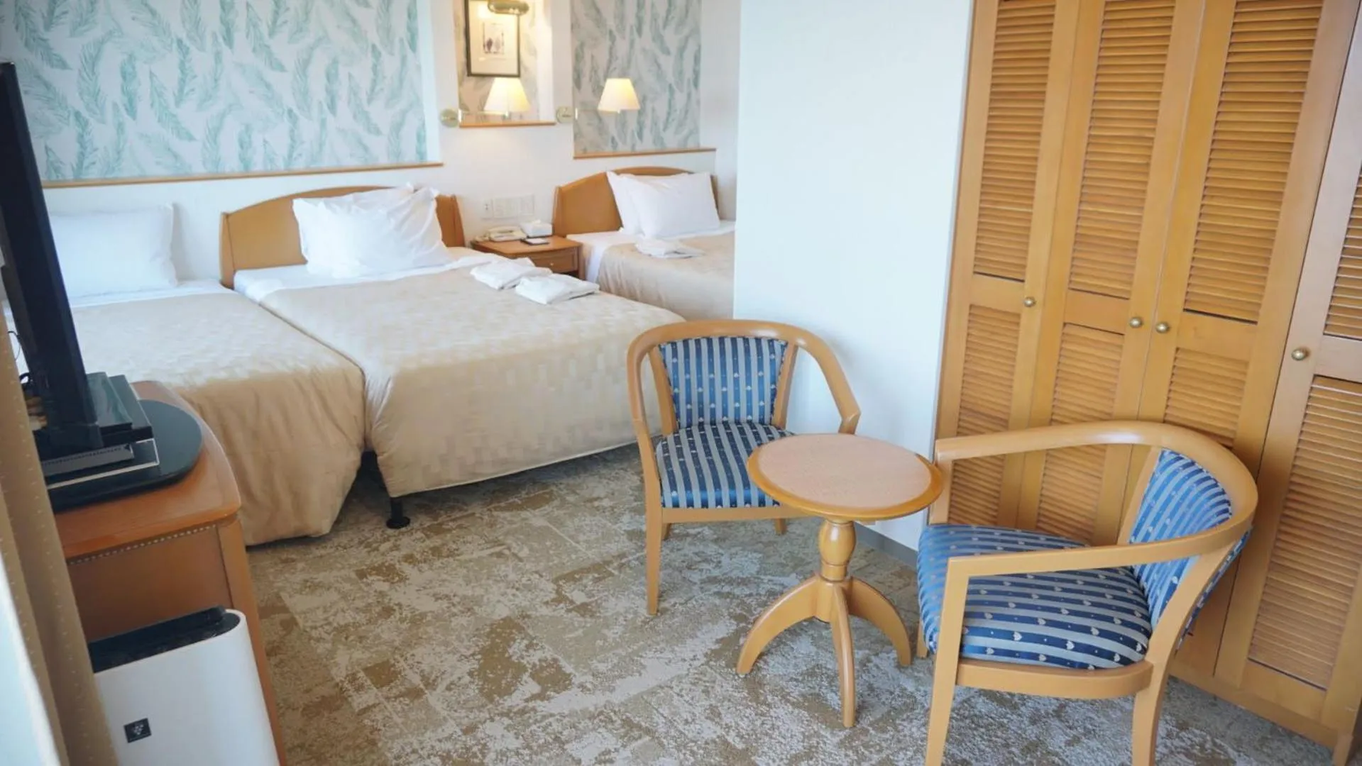 Triple Room with Sea View - Non Smoking in Naha Beach Side Hotel