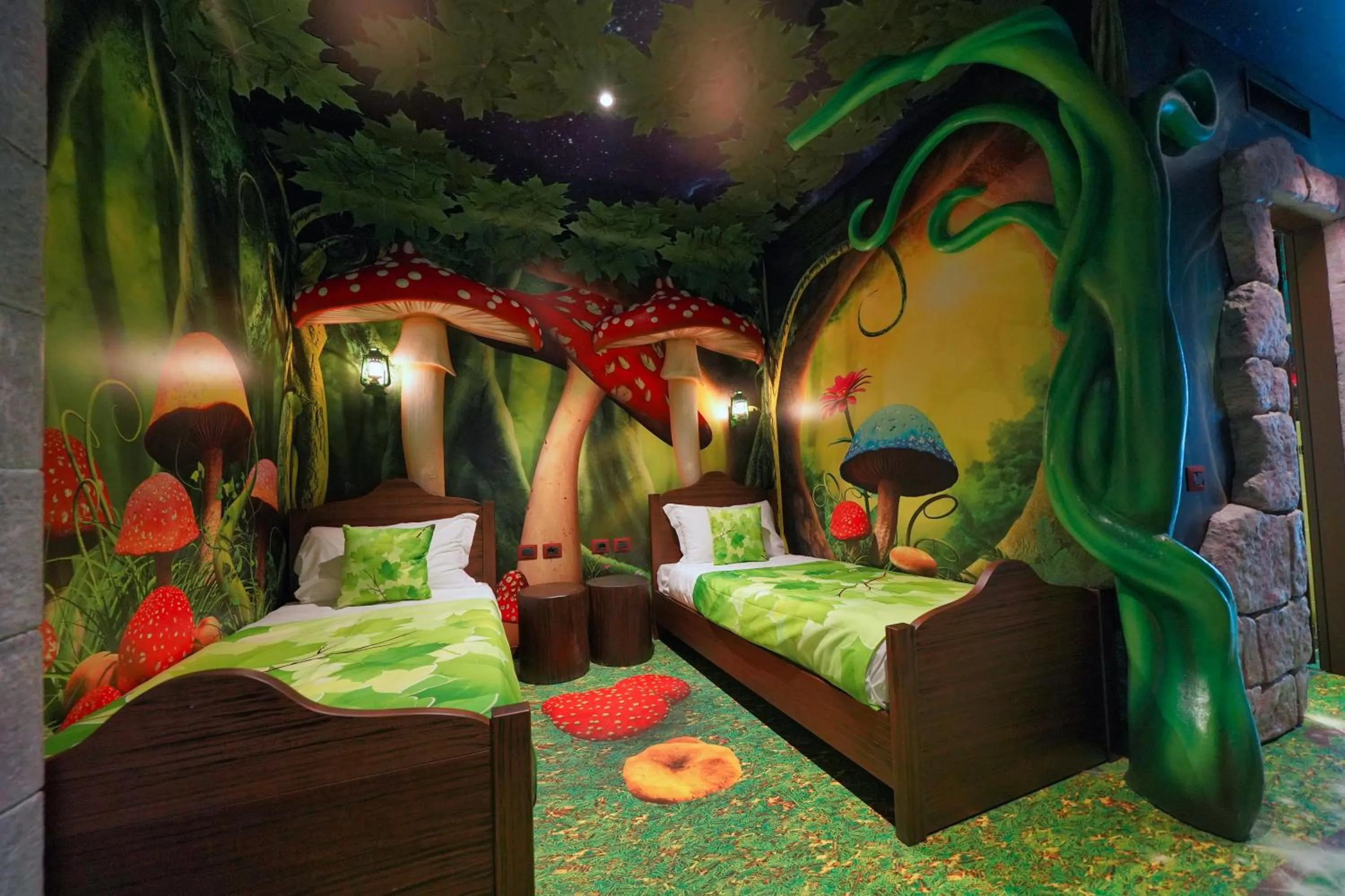 Enchanted Forest Superior Room in Gardaland Magic Hotel