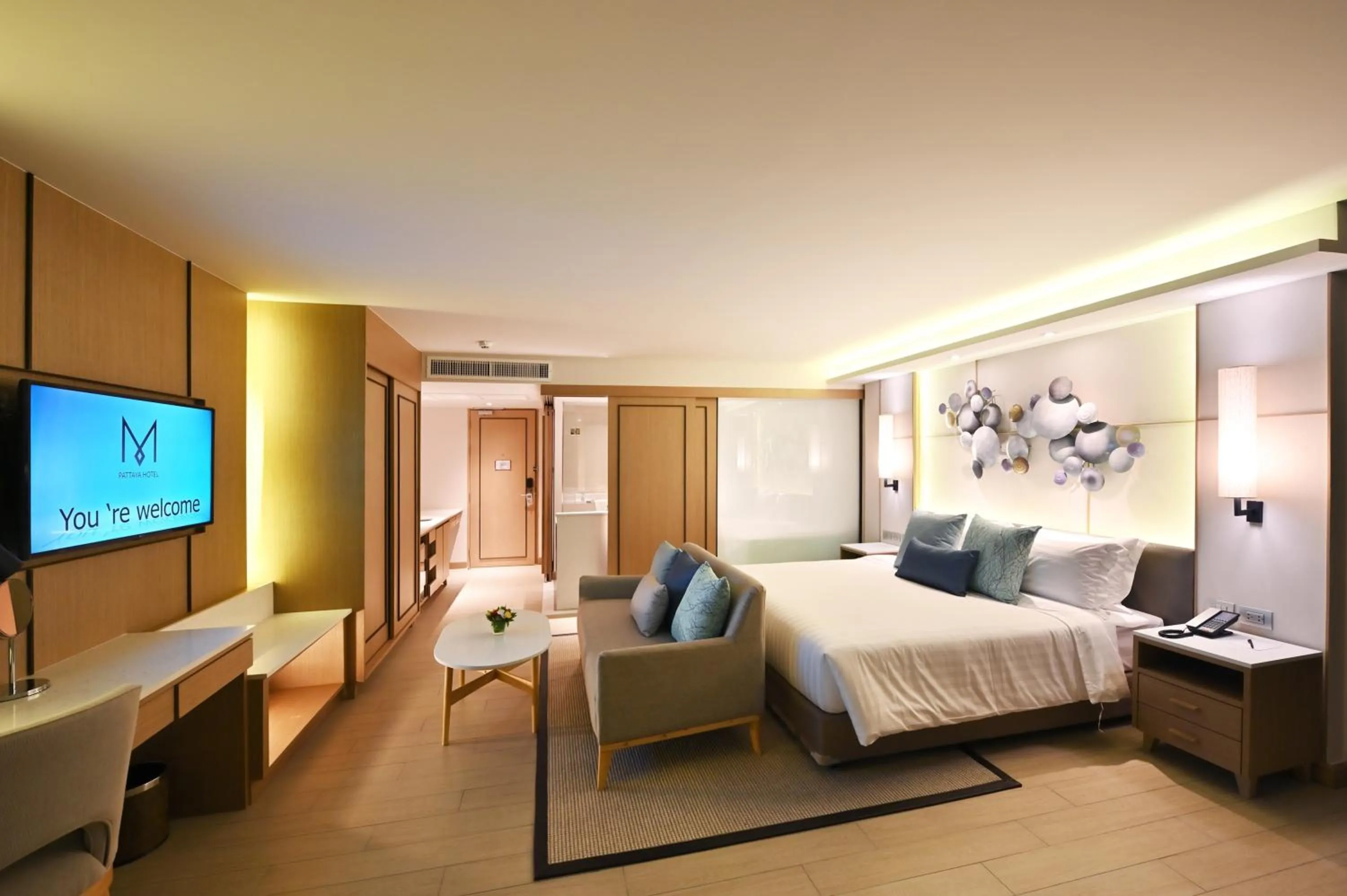 King Room with Balcony in M Pattaya Hotel - SHA Extra Plus