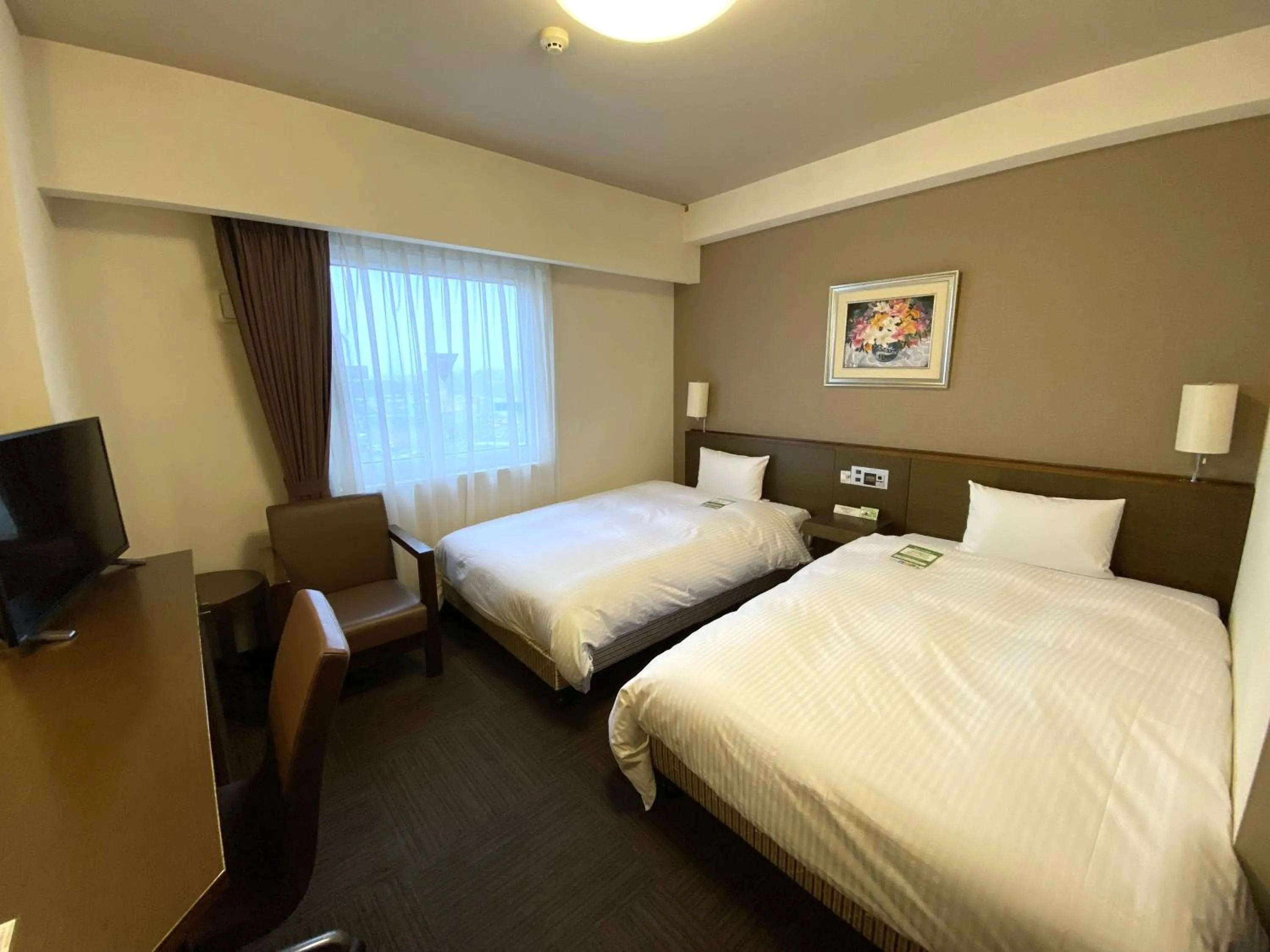 Twin Room - single occupancy - Non-Smoking in Hotel Route-Inn Hanamaki