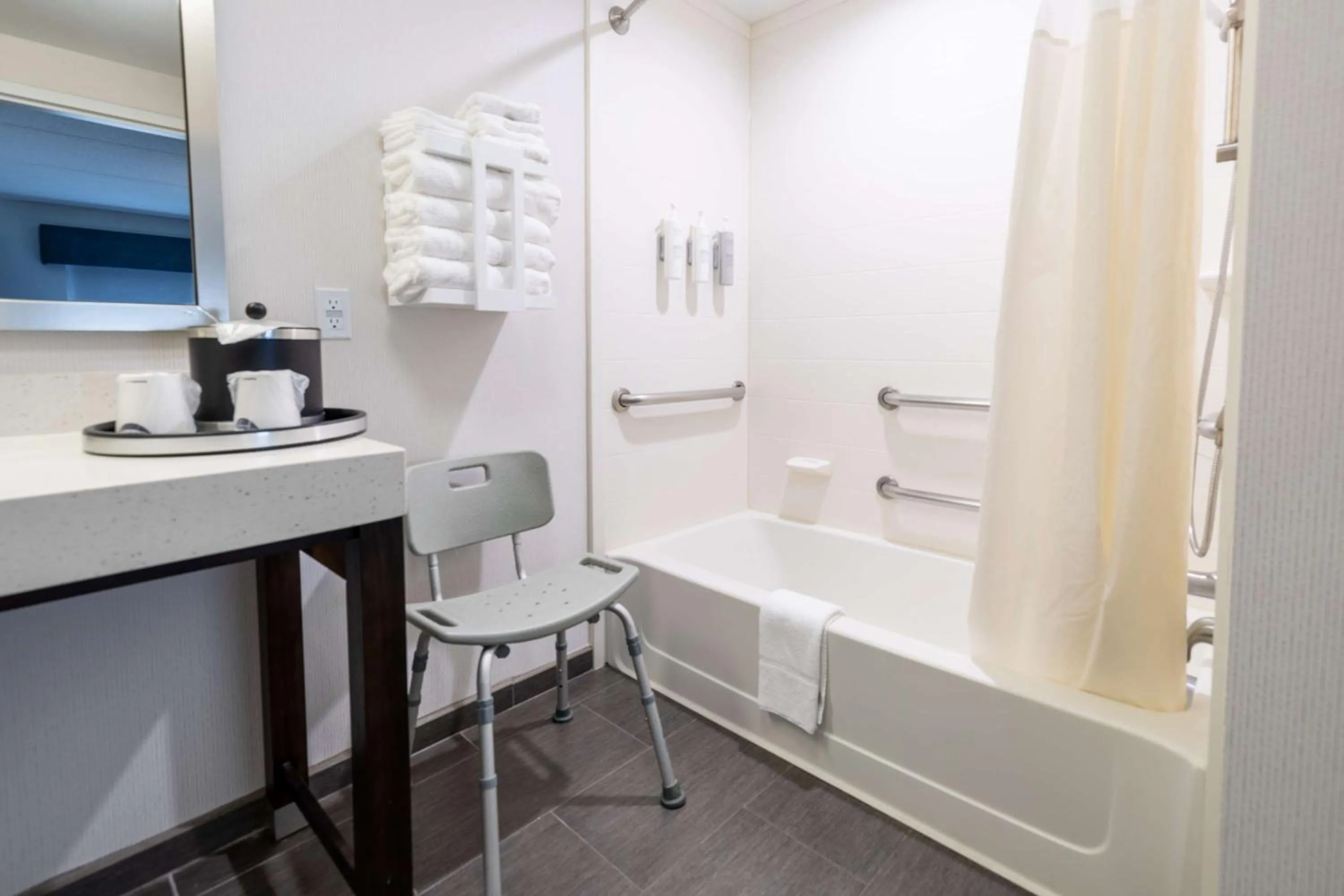 Queen Room with Two Queen Beds - Mobility Access/Non-Smoking in Hampton Inn & Suites Greensboro/Coliseum Area