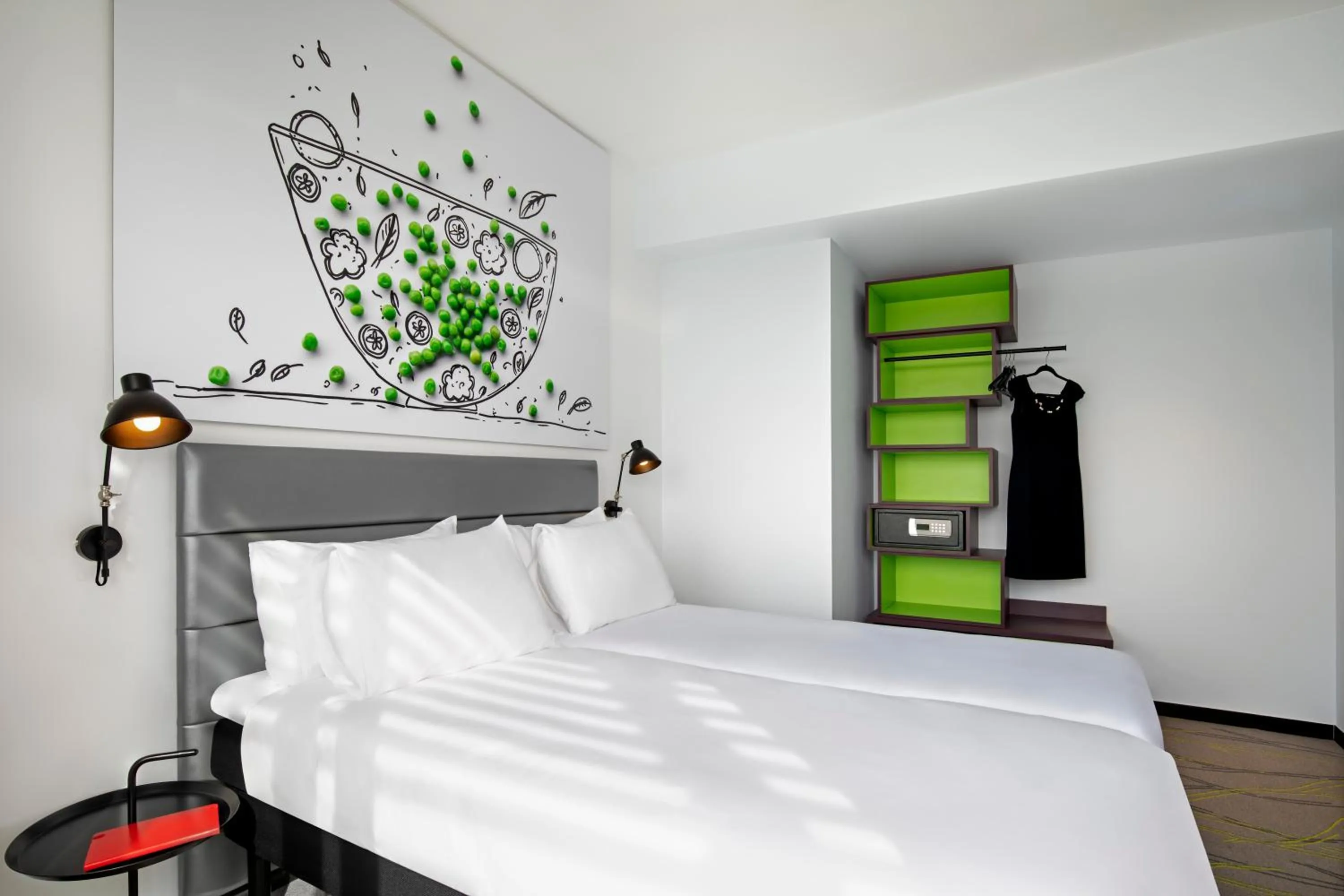 Standard Twin Room with Balcony in Ibis Styles Jerusalem City Center - An AccorHotels Brand