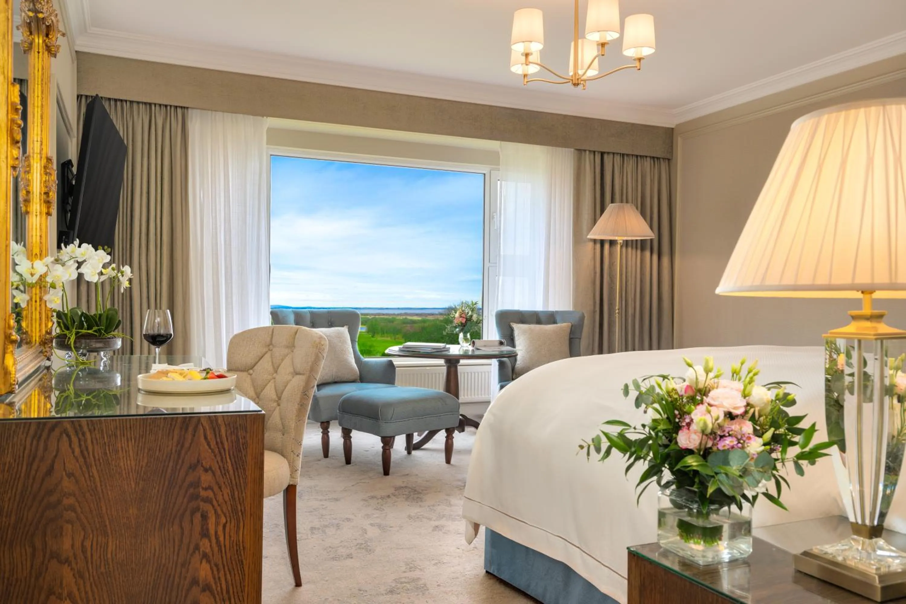 Corrib Deluxe Room in Glenlo Abbey Hotel