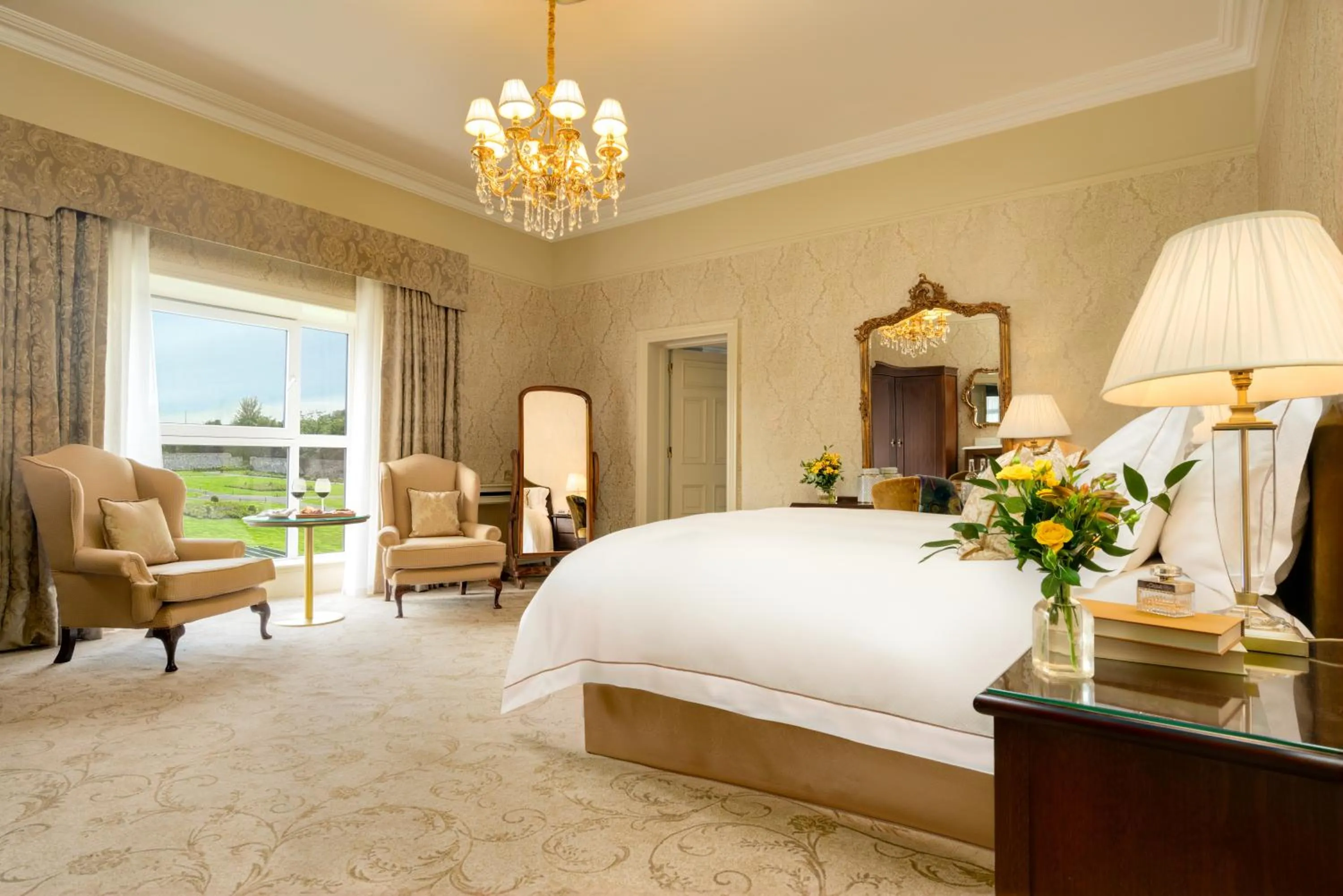 Junior Suite with Garden View in Glenlo Abbey Hotel