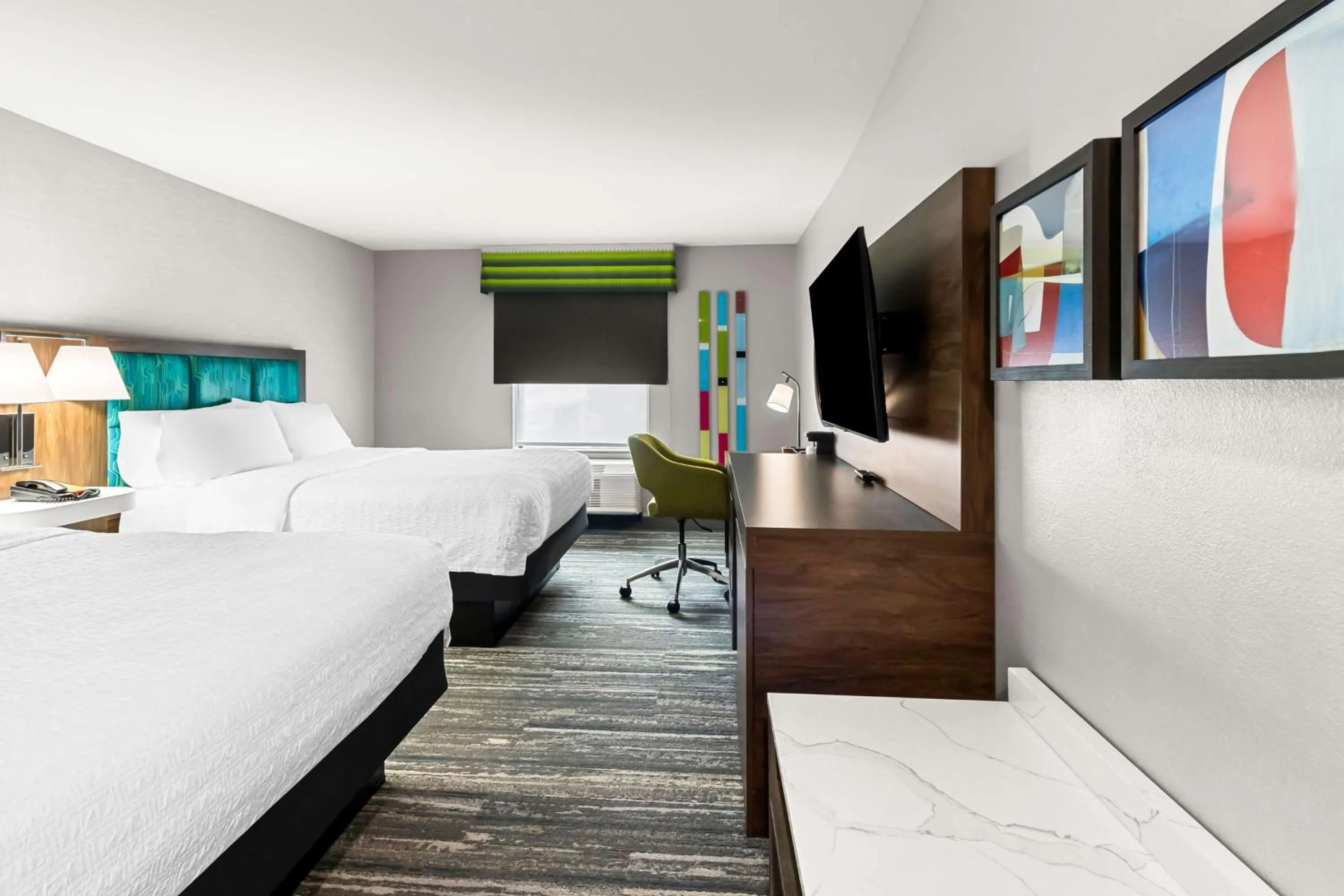 Queen Room with Two Queen Beds in Hampton Inn by Hilton Dayton South