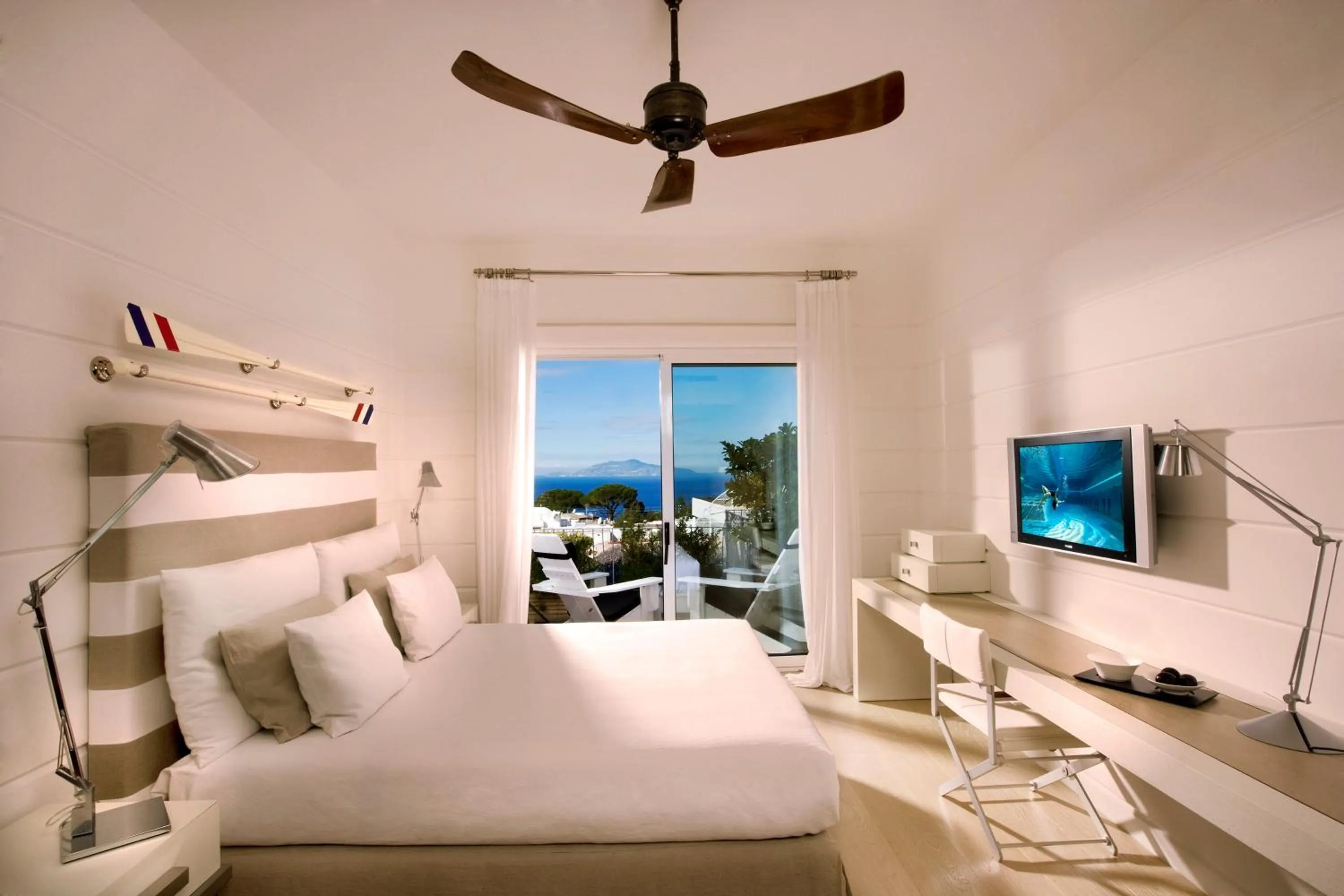 Superior Double Sea Side Room in Jumeirah Capri Palace