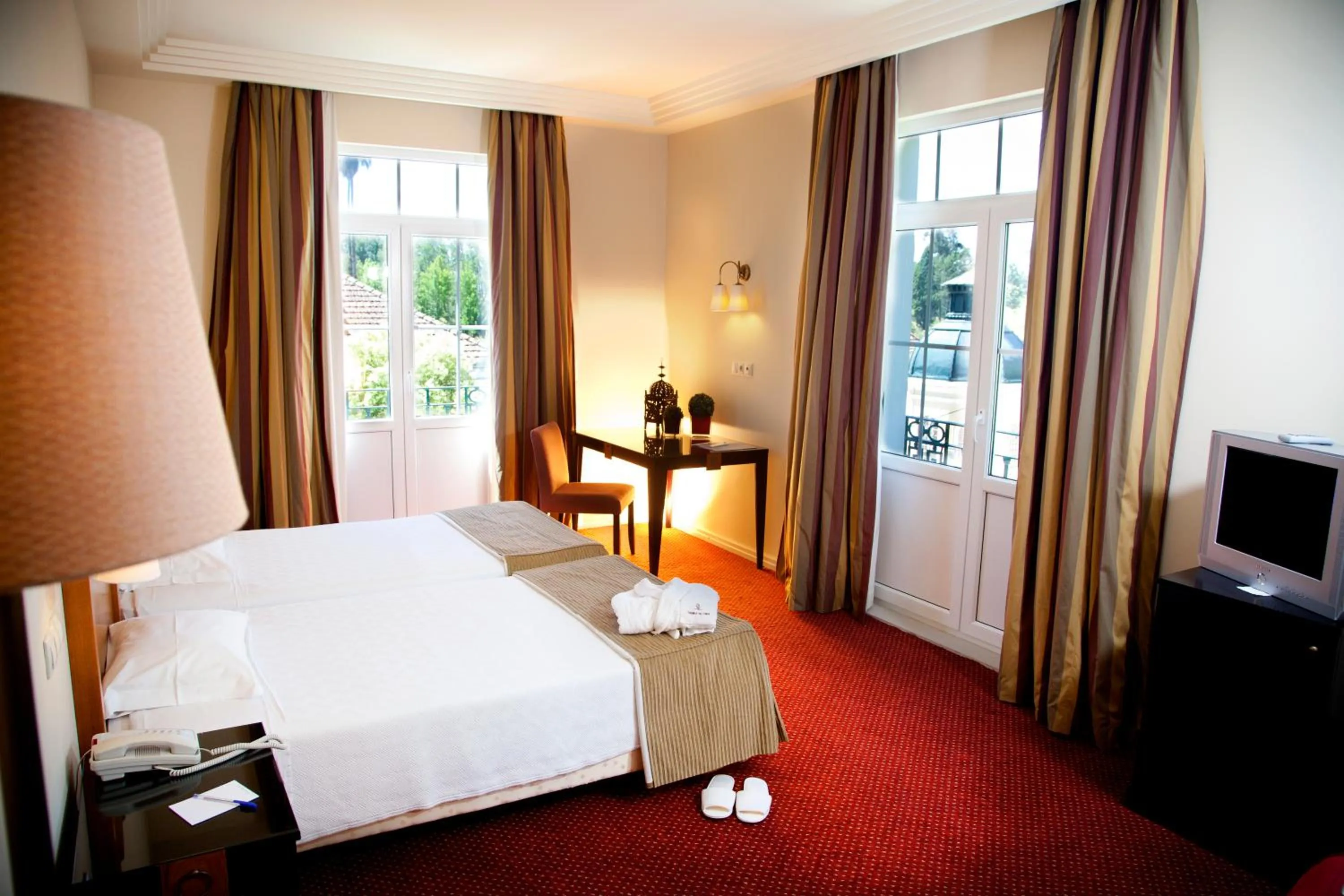 Double Room with Pool View in Hotel Termas da Curia