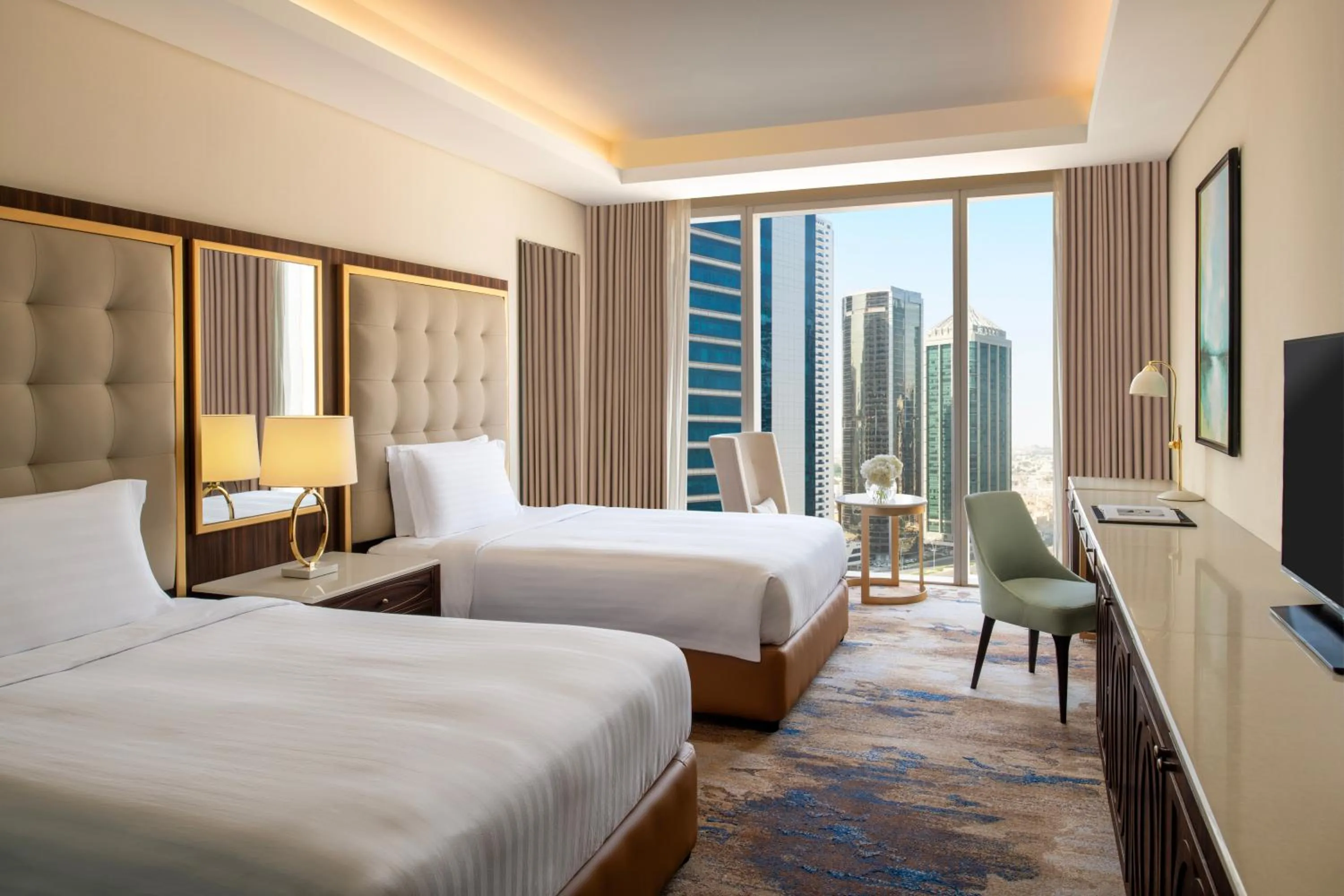 Premier 2 Doubles, High Floor in Dusit Doha Hotel