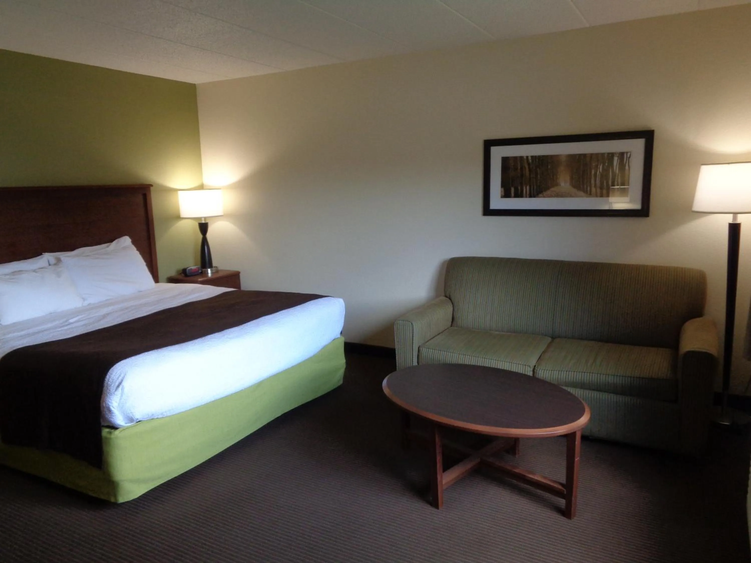 Superior King Room - Non-Smoking in AmericInn by Wyndham Grand Rapids