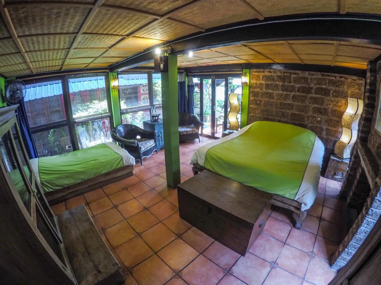 Superior Triple Room with River View in The Riverside Guest House