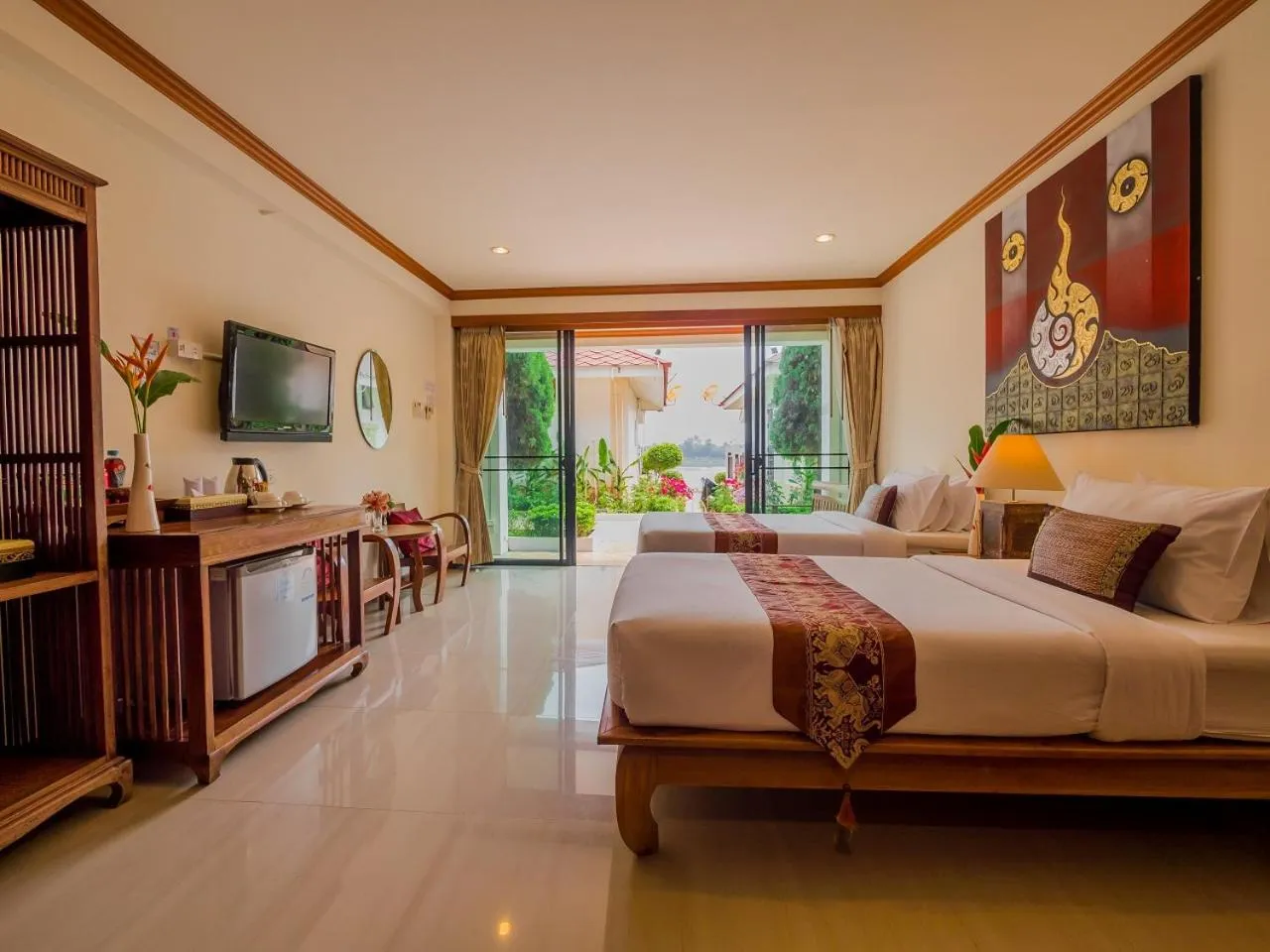 Superior Twin Room in Chiangkhan River Mountain Resort