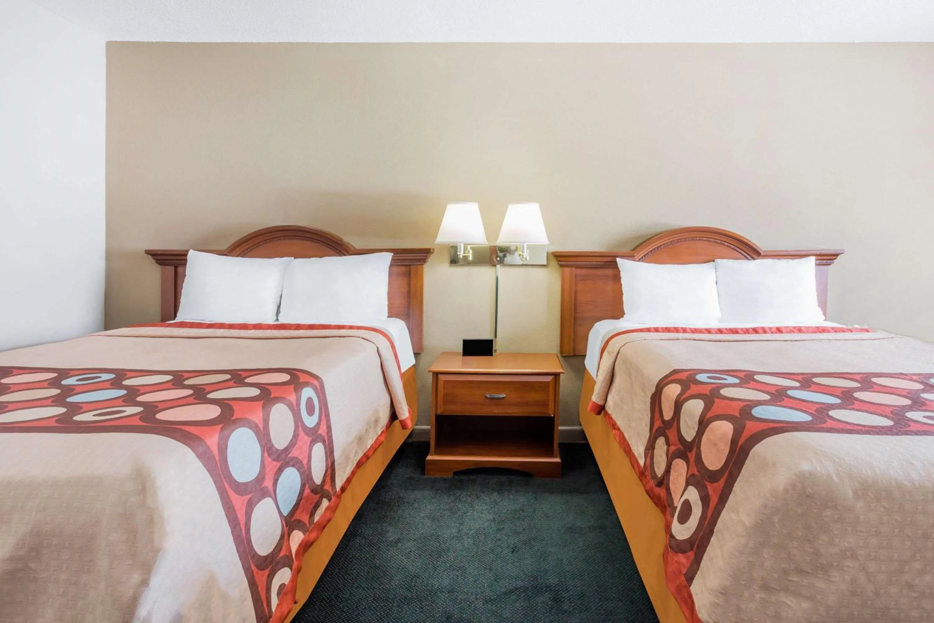 Double Room with Two Double Beds - Smoking in Super 8 by Wyndham Greensboro