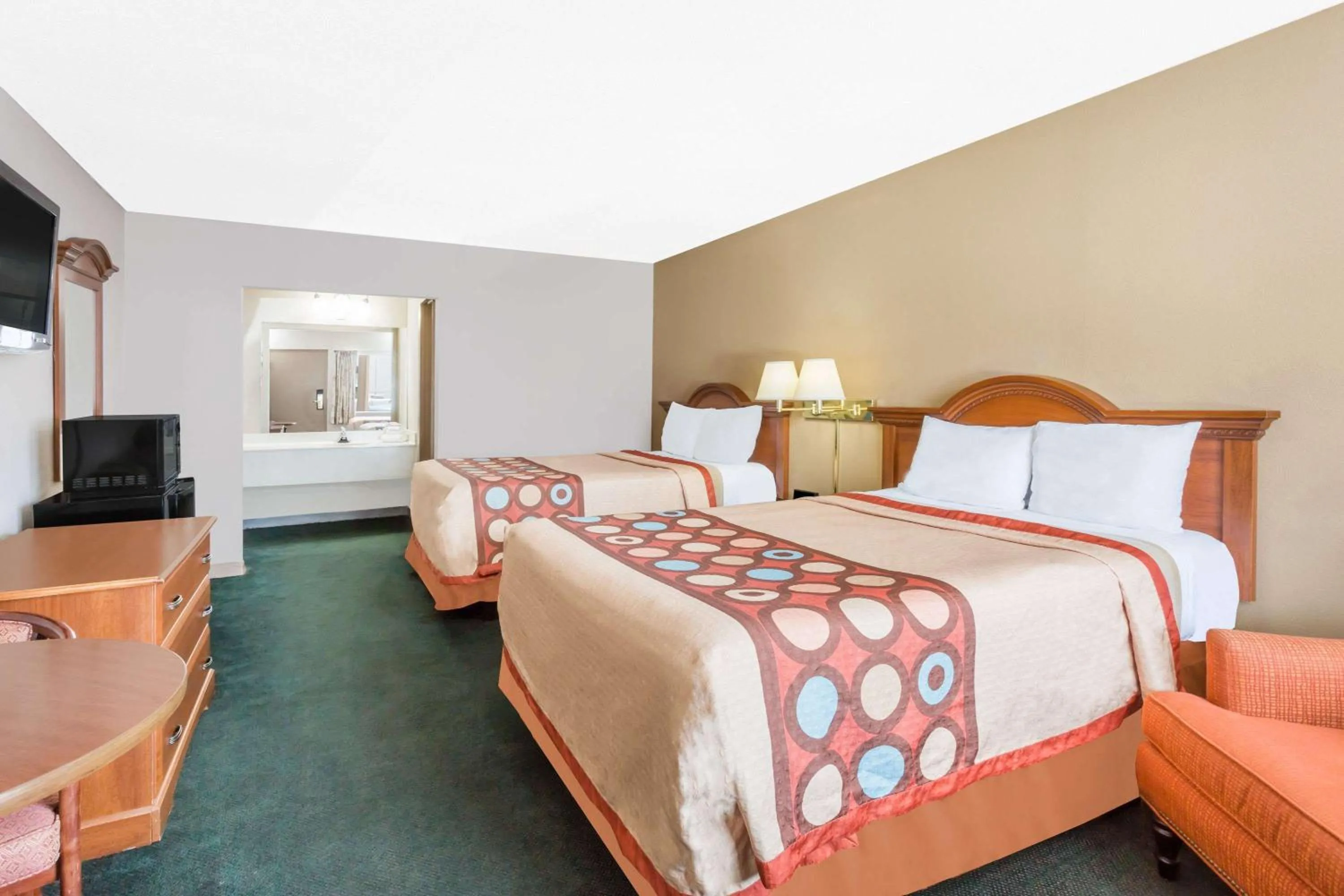 Double Room with Two Double Beds - Non-Smoking in Super 8 by Wyndham Greensboro