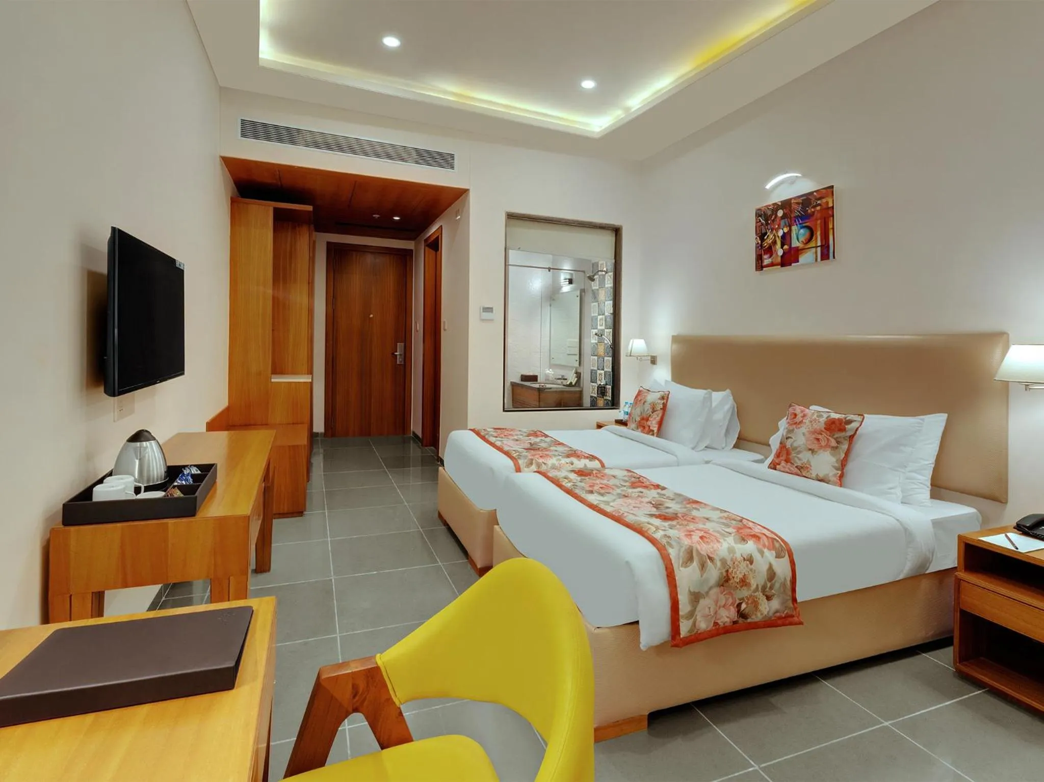 Executive Room with balcony and mountain view in Viola Beacon Resort, Lonavala