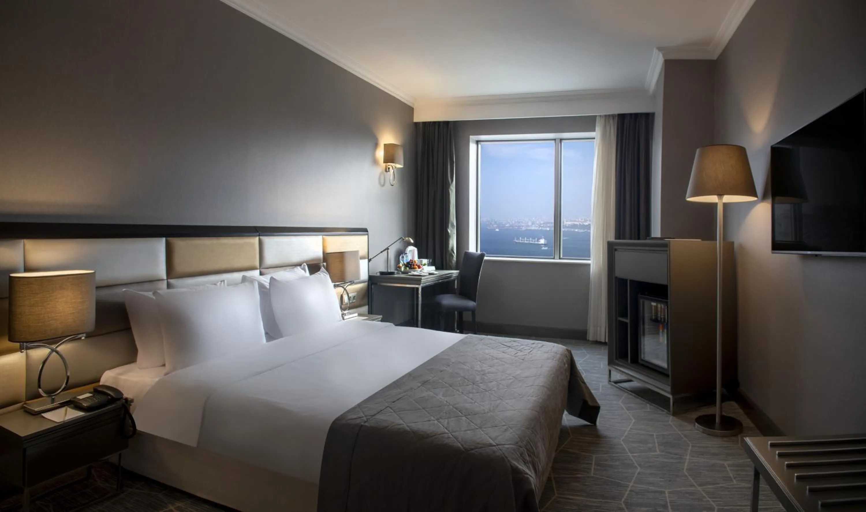 Superior Double or Twin Room with Bosphorus View in Taksim Square Hotel