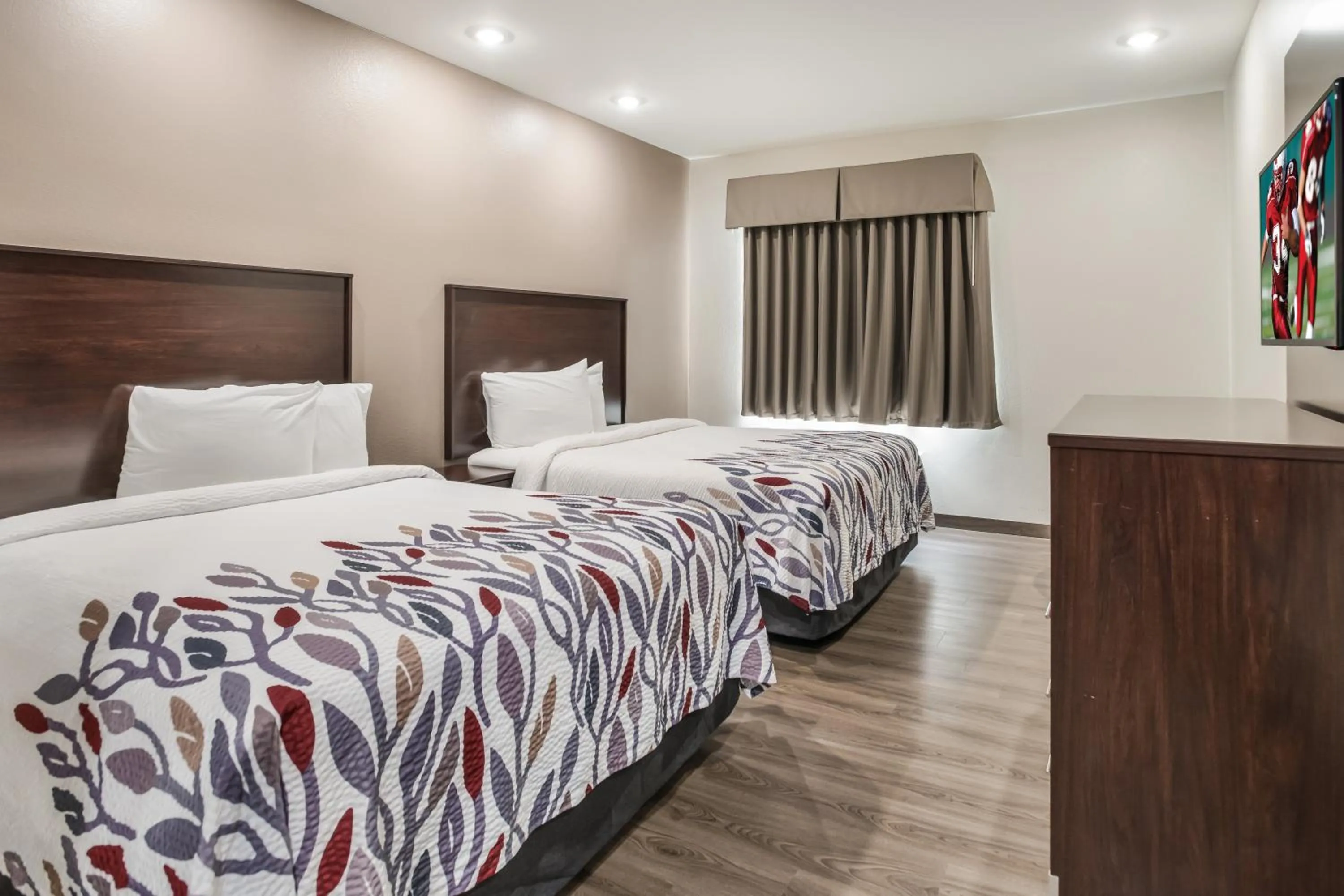 Deluxe Room with Two Queen Beds Disability Access Walk-In Shower Non-Smoking in Red Roof Inn & Suites Lake Charles