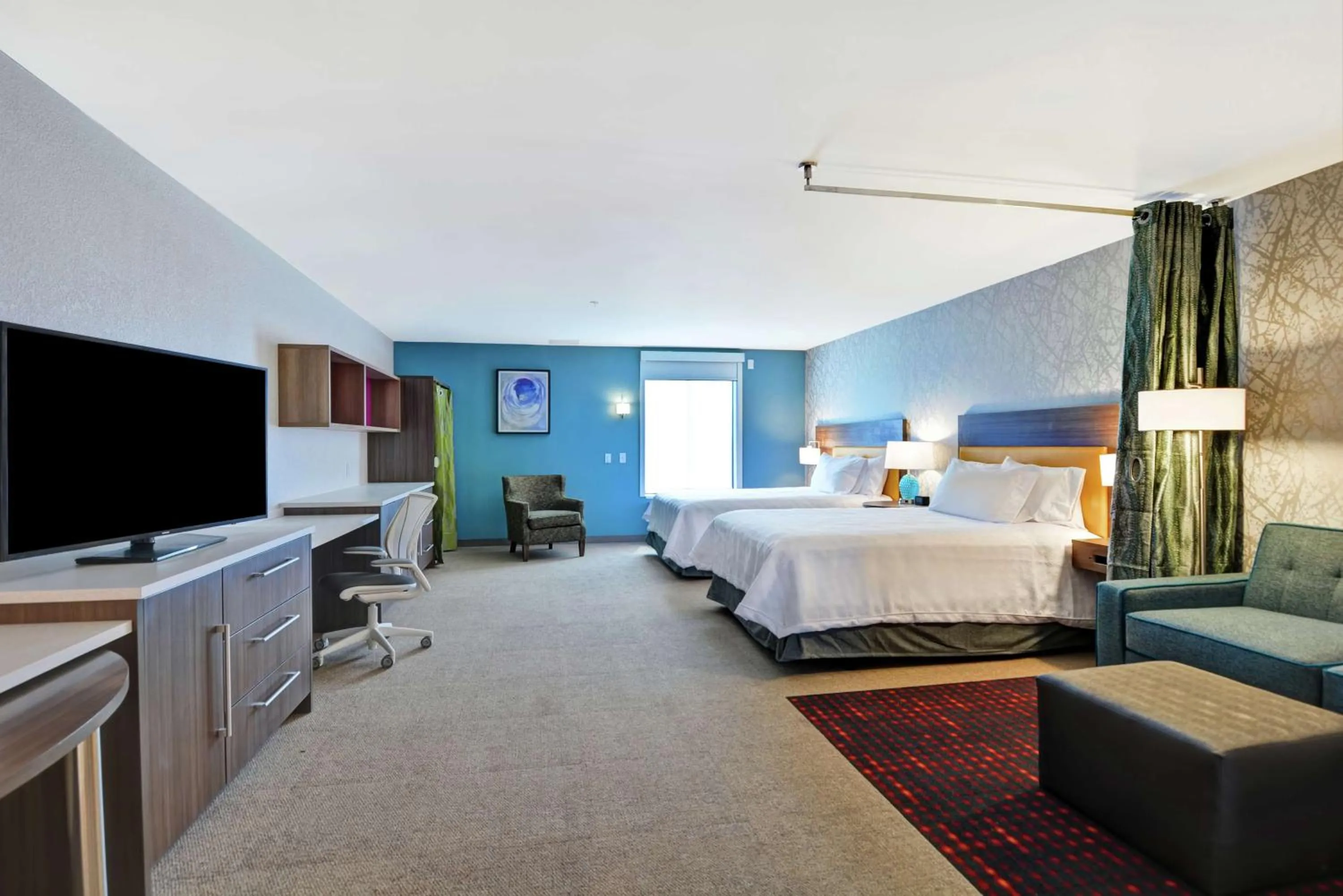 Queen Studio with Two Queen Beds - Mobility Access/Non-Smoking in Home2 Suites By Hilton Beaufort