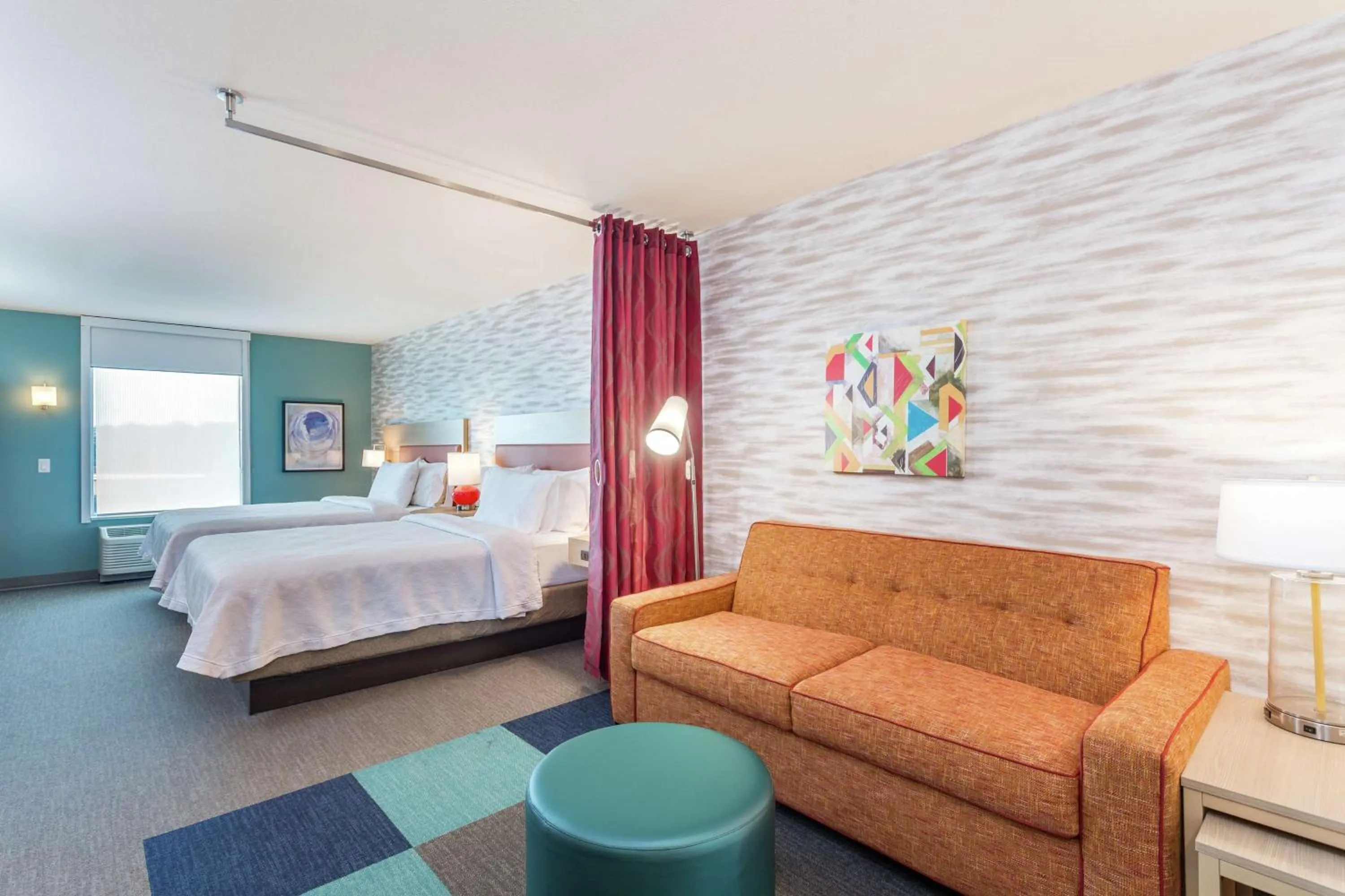 Queen Studio with Two Queen Beds - Non-Smoking in Home 2 Suites By Hilton Indianapolis Northwest