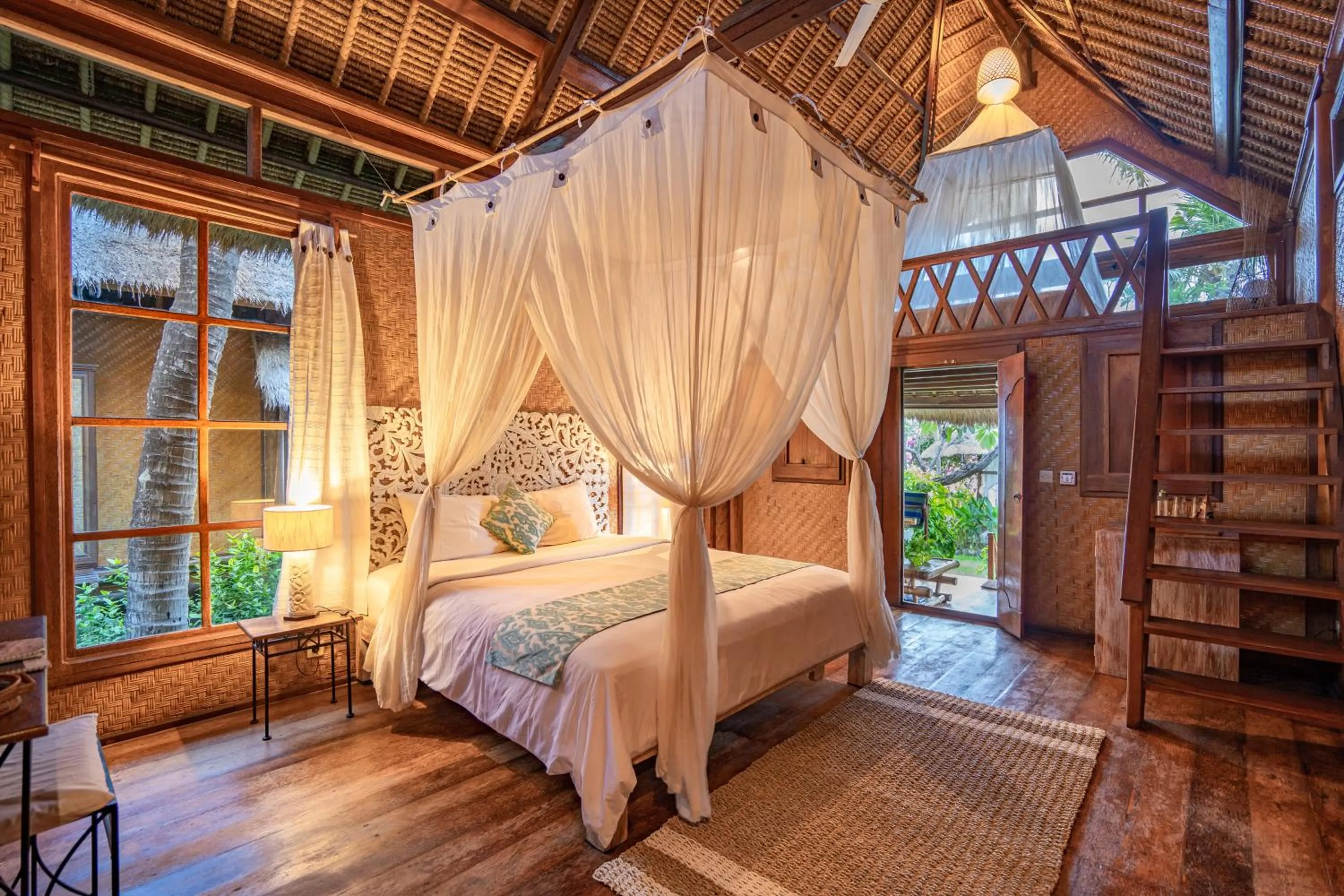 Bungalow with Ocean View in Santai Hotel