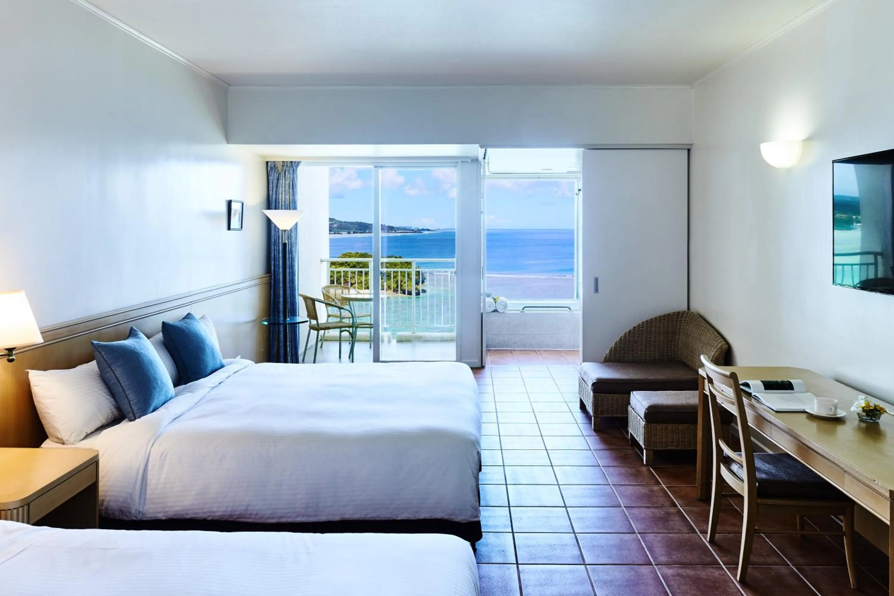Deluxe Ocean Front 2 King beds in Hoshino Resorts RISONARE Guam