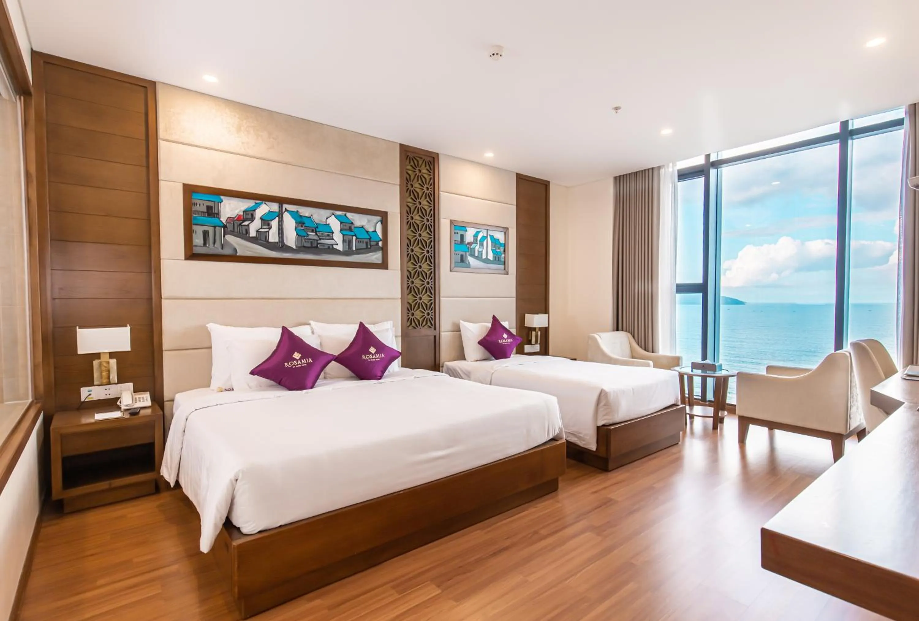 Premier Triple Room Ocean Front with Afternoon Tea Per Stay in Rosamia Da Nang Hotel