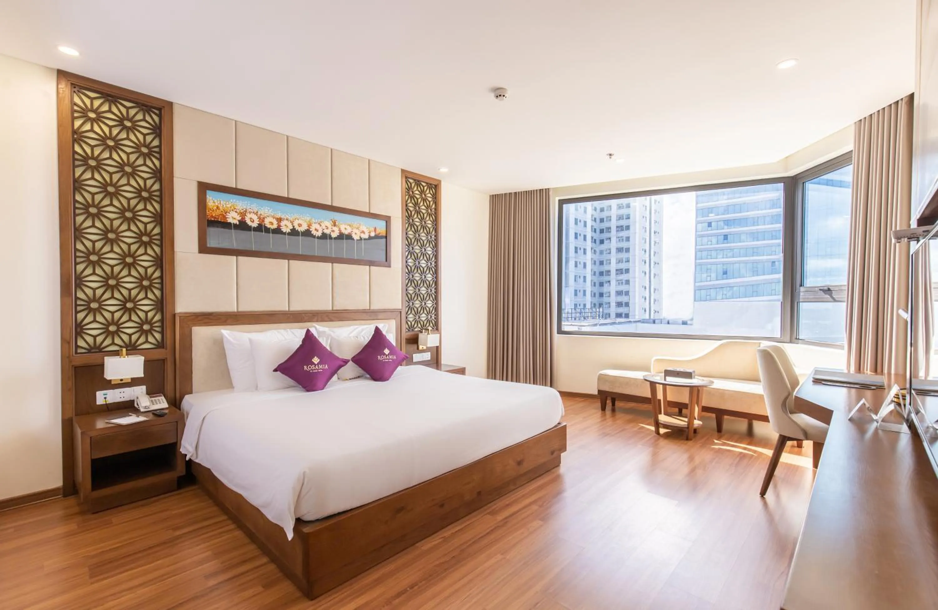 Grand Double Room , Partial Ocean View with Afternoon Tea Per Stay in Rosamia Da Nang Hotel