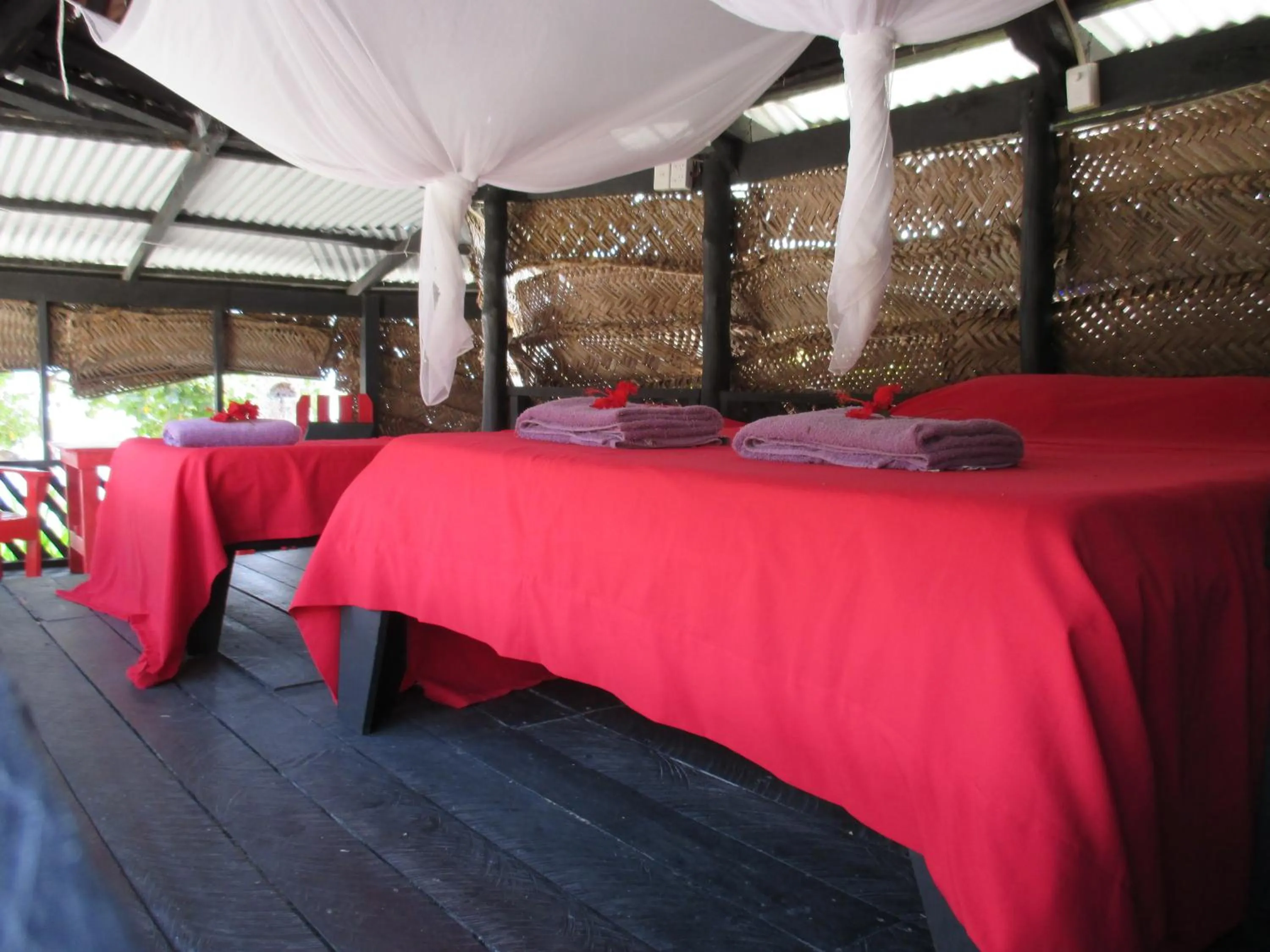 Beach Front Fale with Private Bathroom in Stevensons at Manase