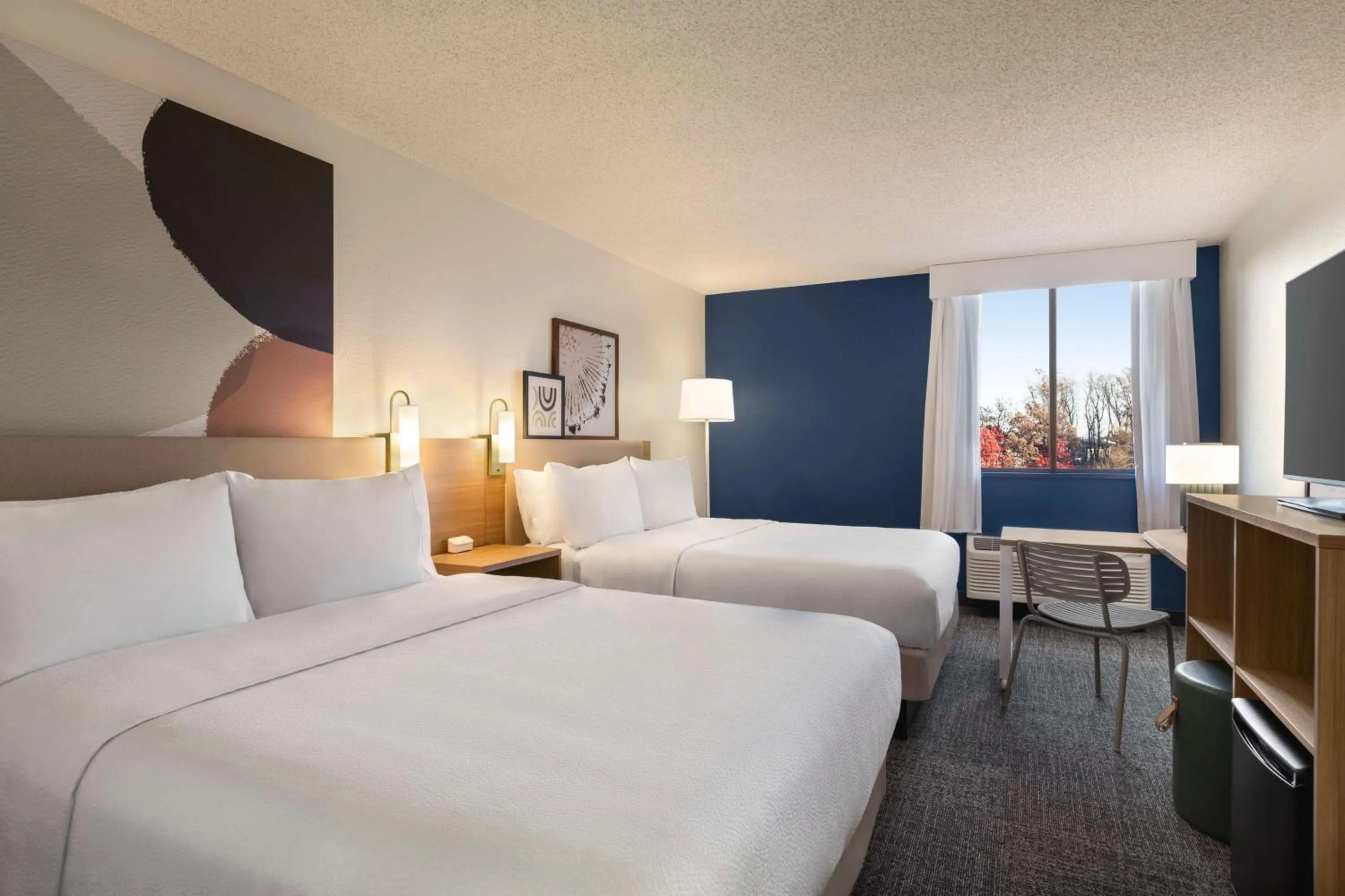 Room with Two Queen Beds - Non-Smoking in Spark By Hilton Germantown Washington Dc North