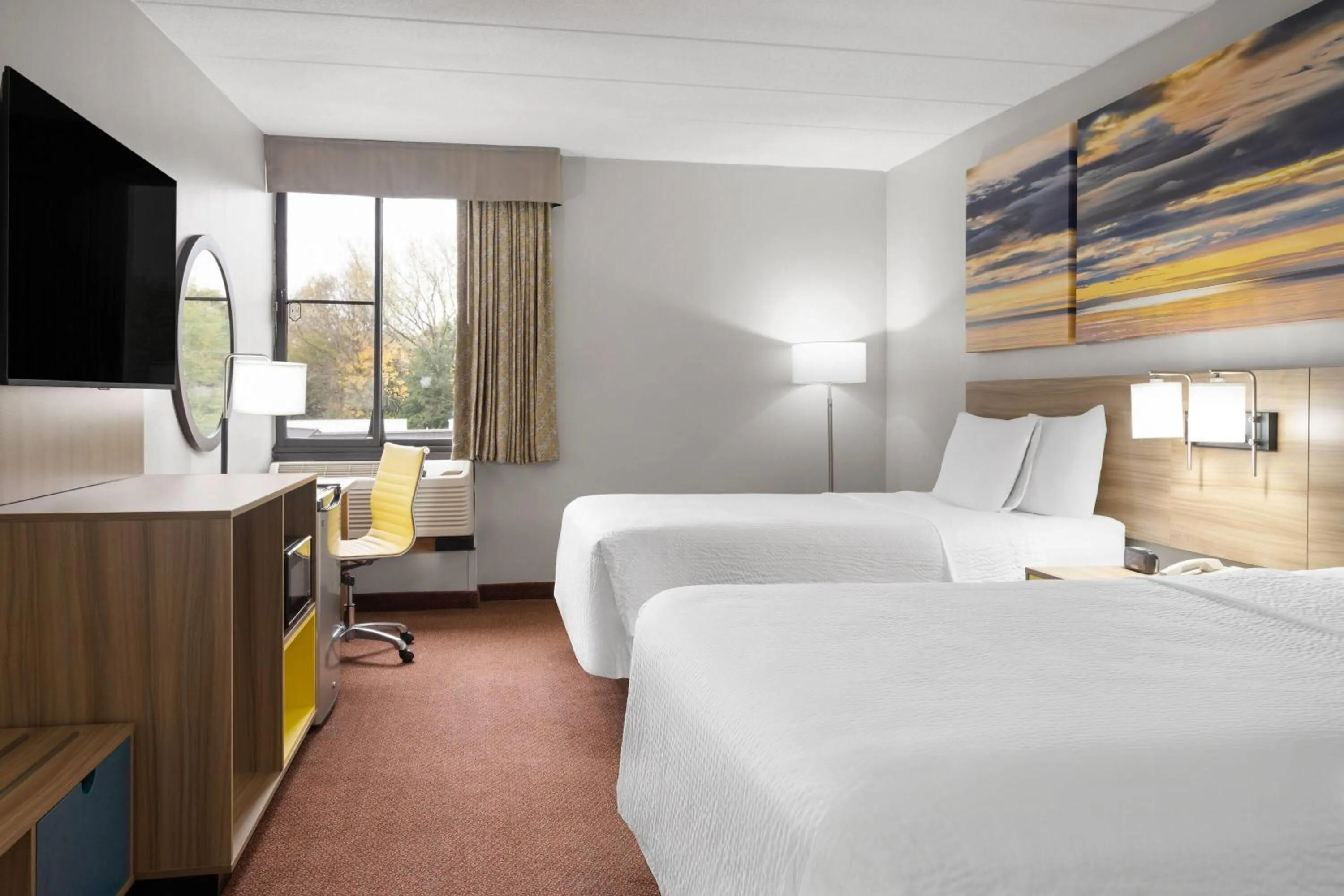 Double Room with Two Double Beds - Non-Smoking in Days Inn by Wyndham Hagerstown I-70