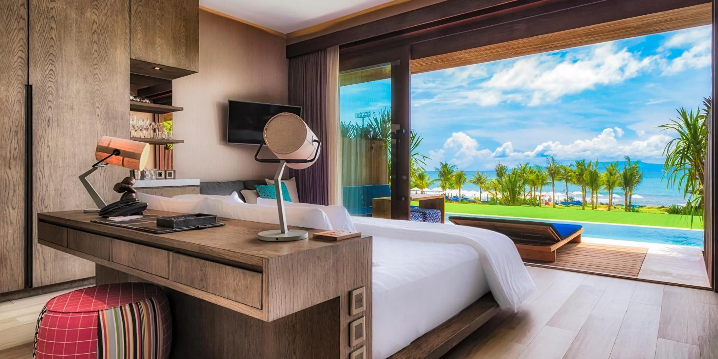 Beachfront Pool Suites in Hotel Komune and Beach Club Bali