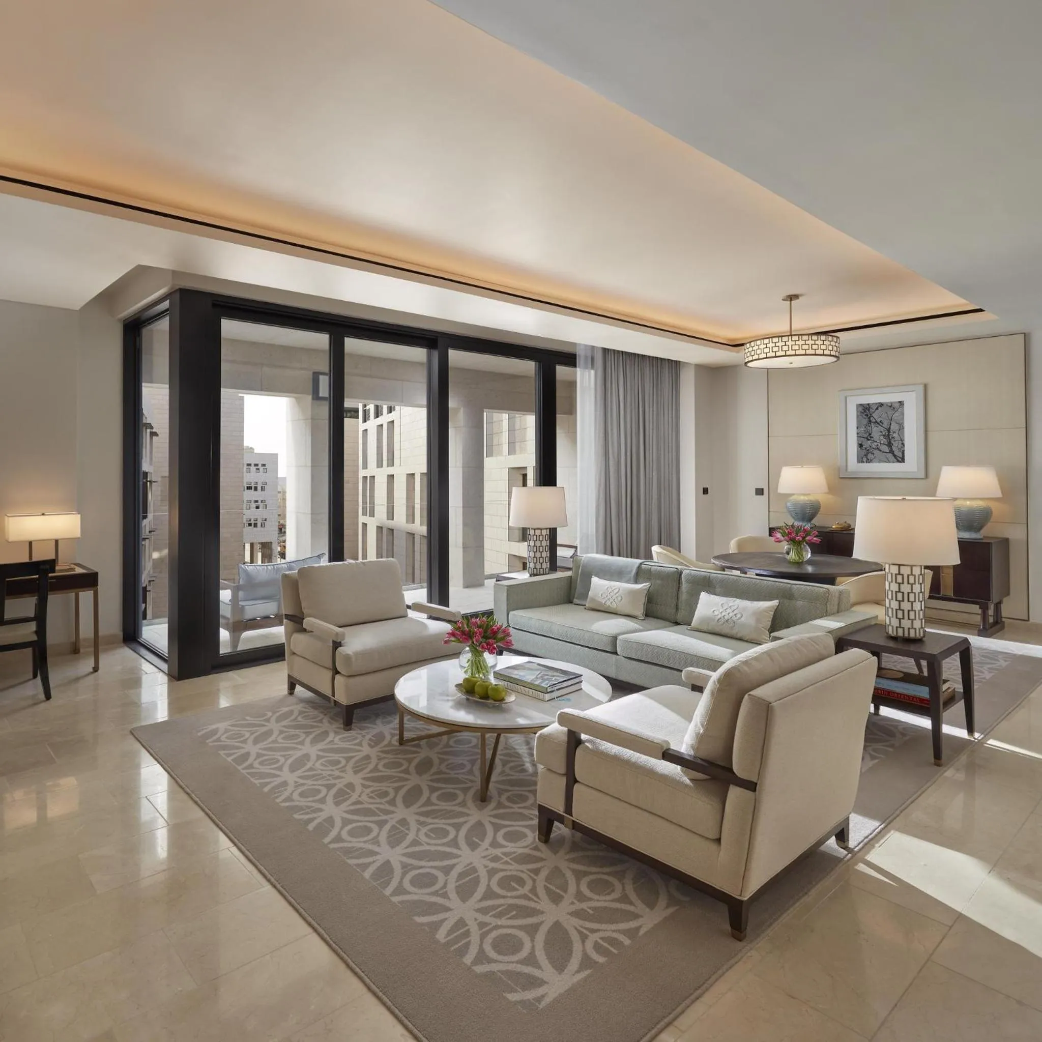Three Bedroom Connecting Apartment - 3 King Beds in Mandarin Oriental, Doha