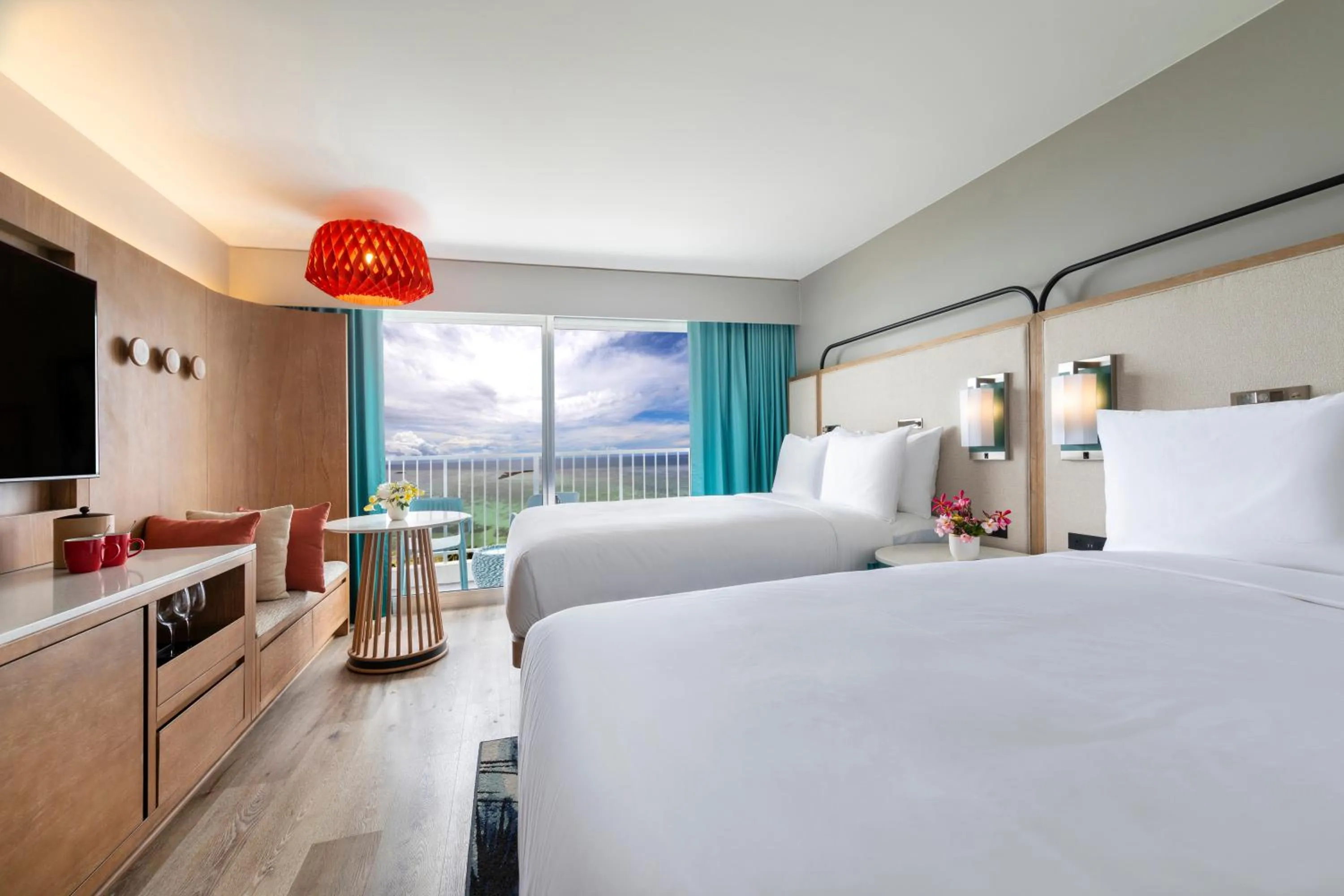 2 Double beds Premium Oceanfront in Crowne Plaza Resort Guam