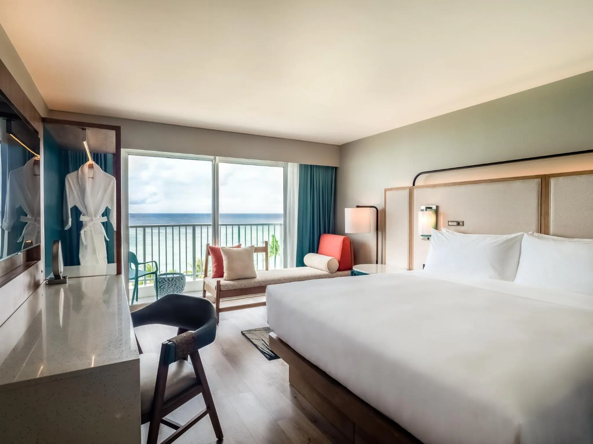 Premium King Room with Ocean View in Crowne Plaza Resort Guam