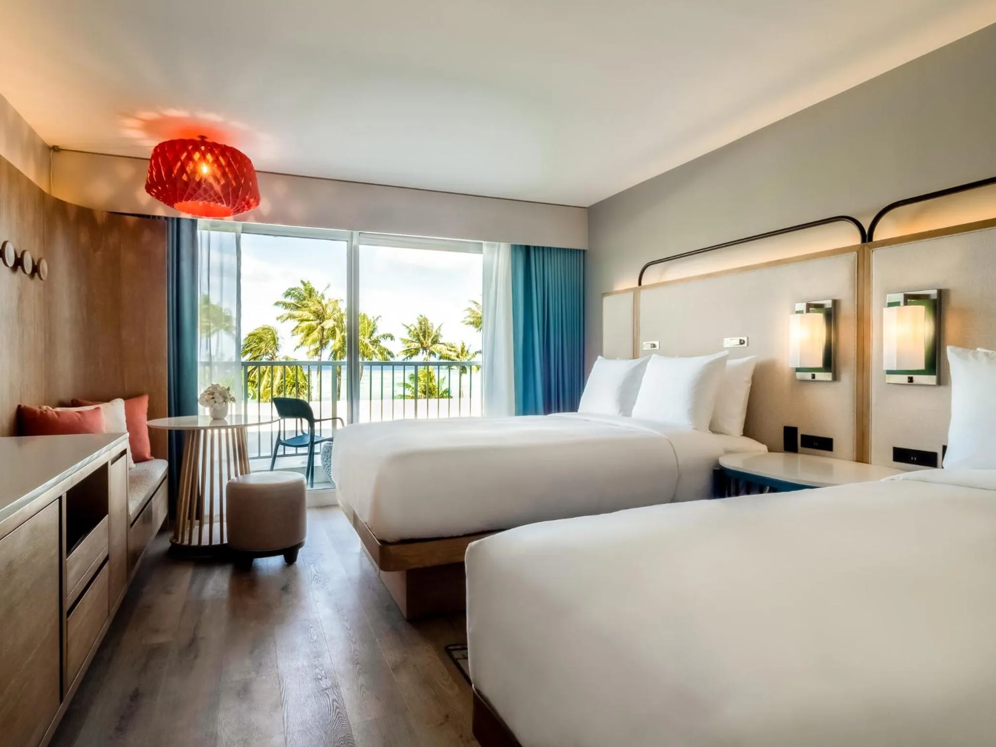 2 Double beds Premium Garden View in Crowne Plaza Resort Guam