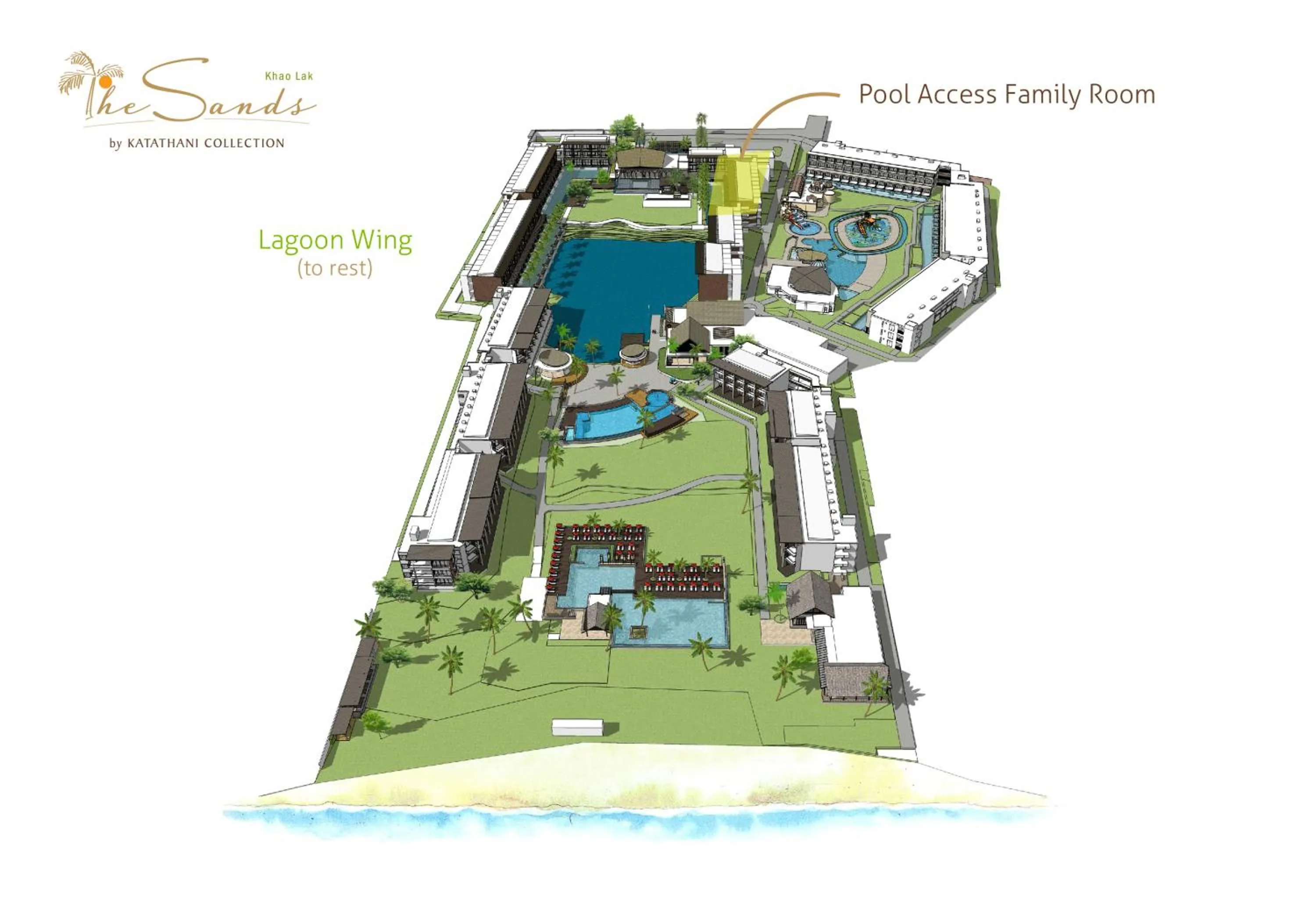 Family Pool Access (2 Adults + 2 Children) in The Sands Khao Lak by Katathani - SHA Extra Plus