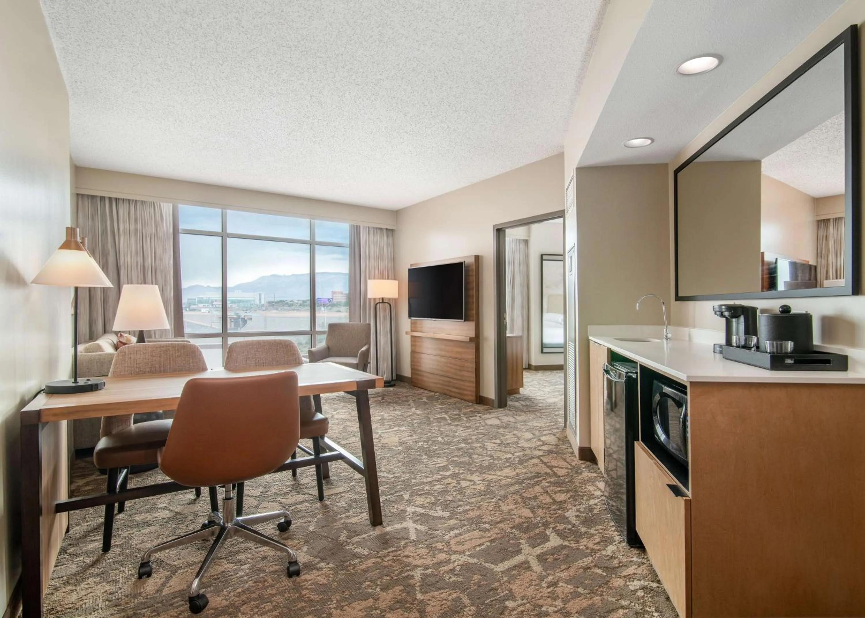 Queen Corner Suite with Two Queen Beds in Embassy Suites by Hilton Albuquerque