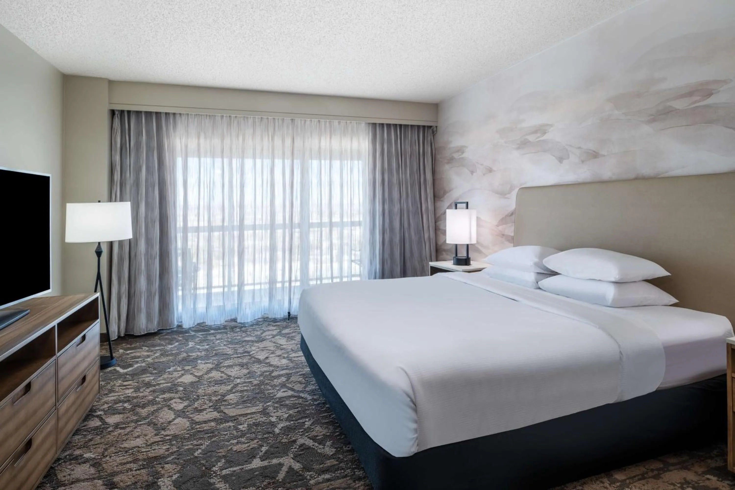 One-Bedroom King Suite - Hearing Access in Embassy Suites by Hilton Albuquerque